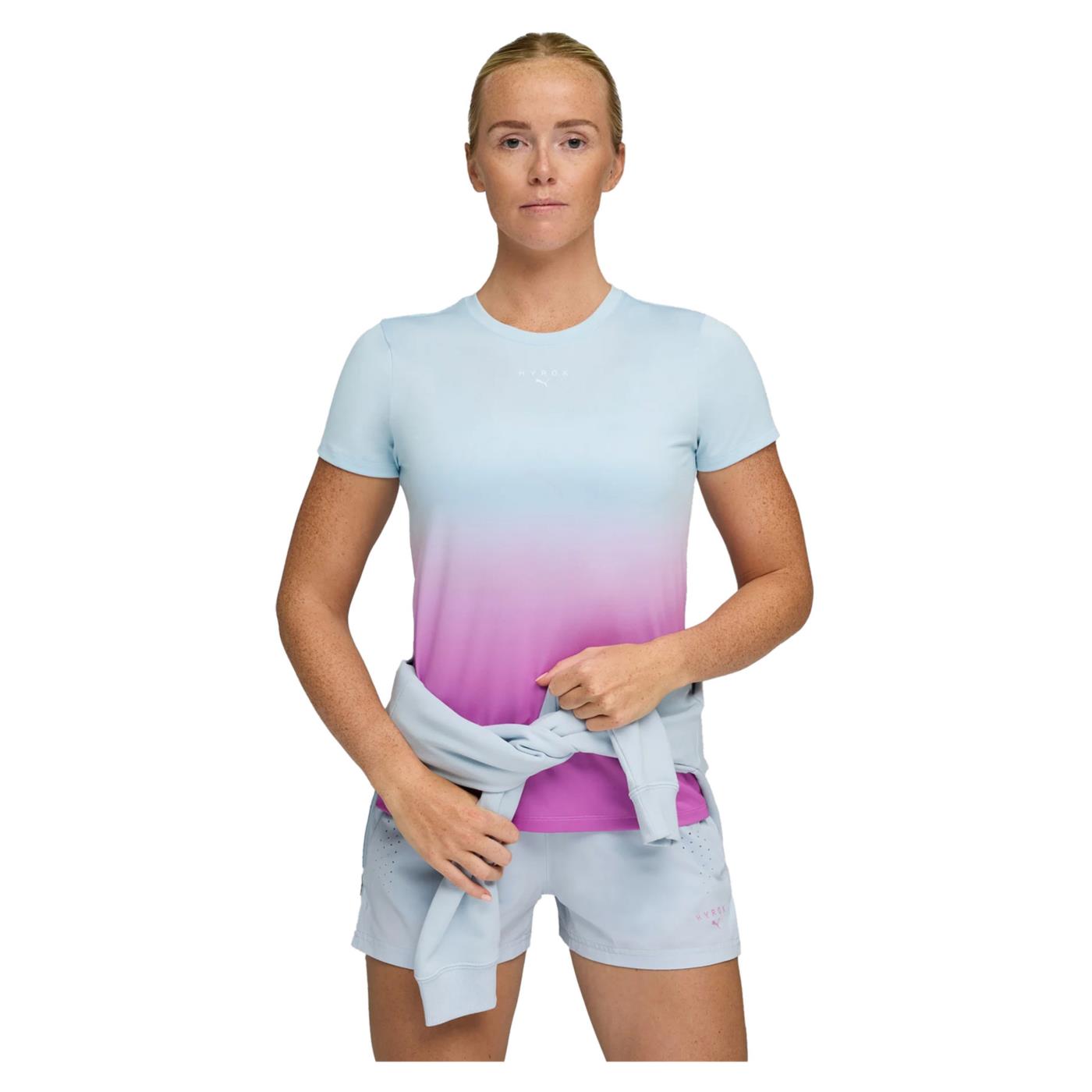 PUMA W HYROX POLY GRAPHIC TEE - immagine principale