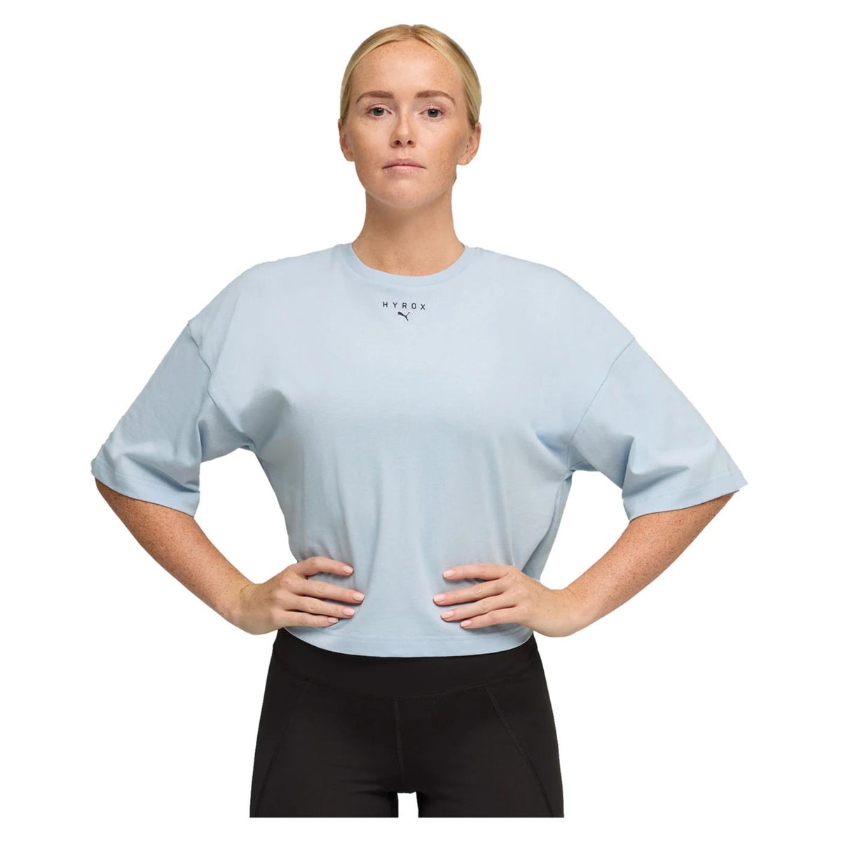 PUMA W HYROX CROPED STYLE TEE