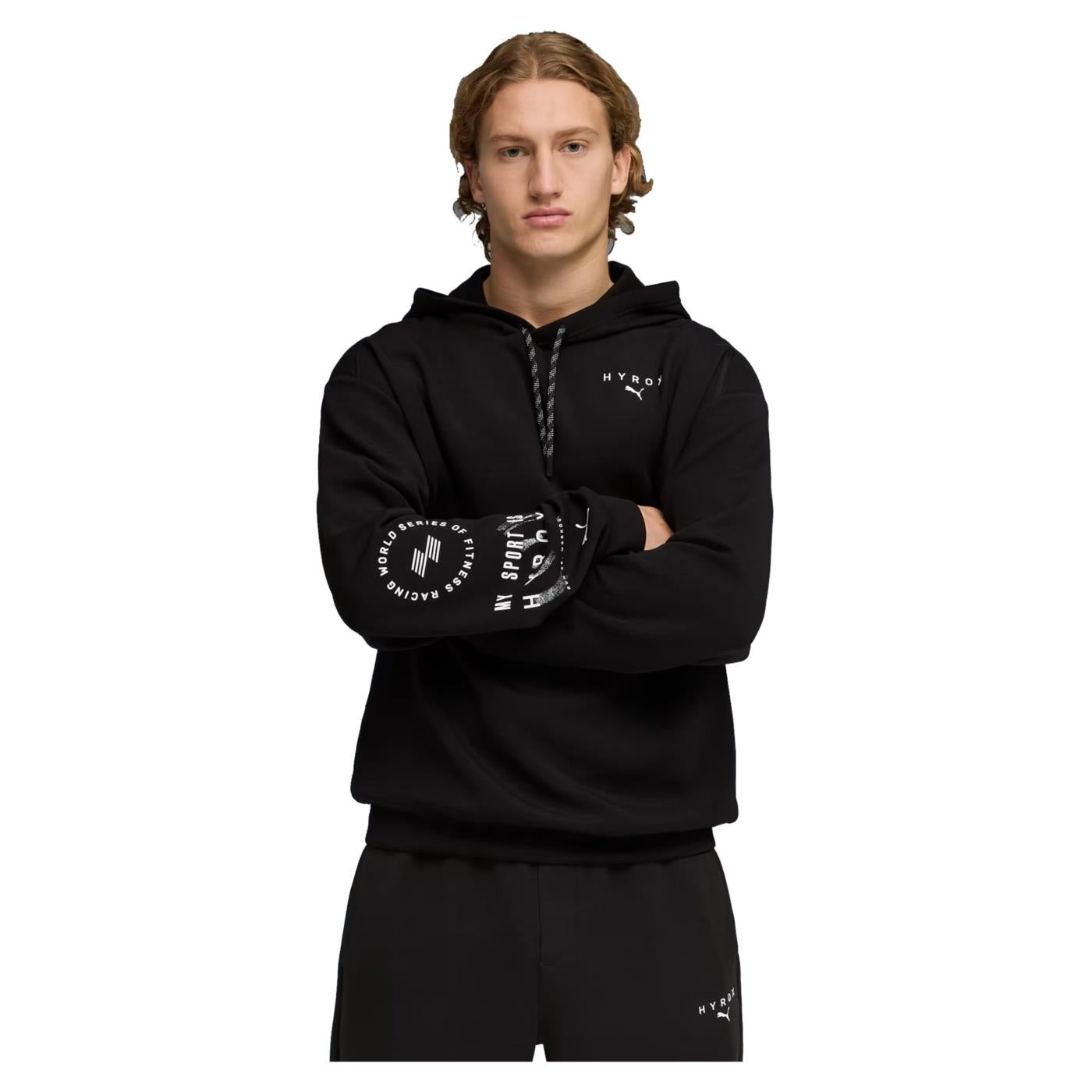 PUMA HYROX CLOUDSPUN HOODIE - Nero - immagine principale