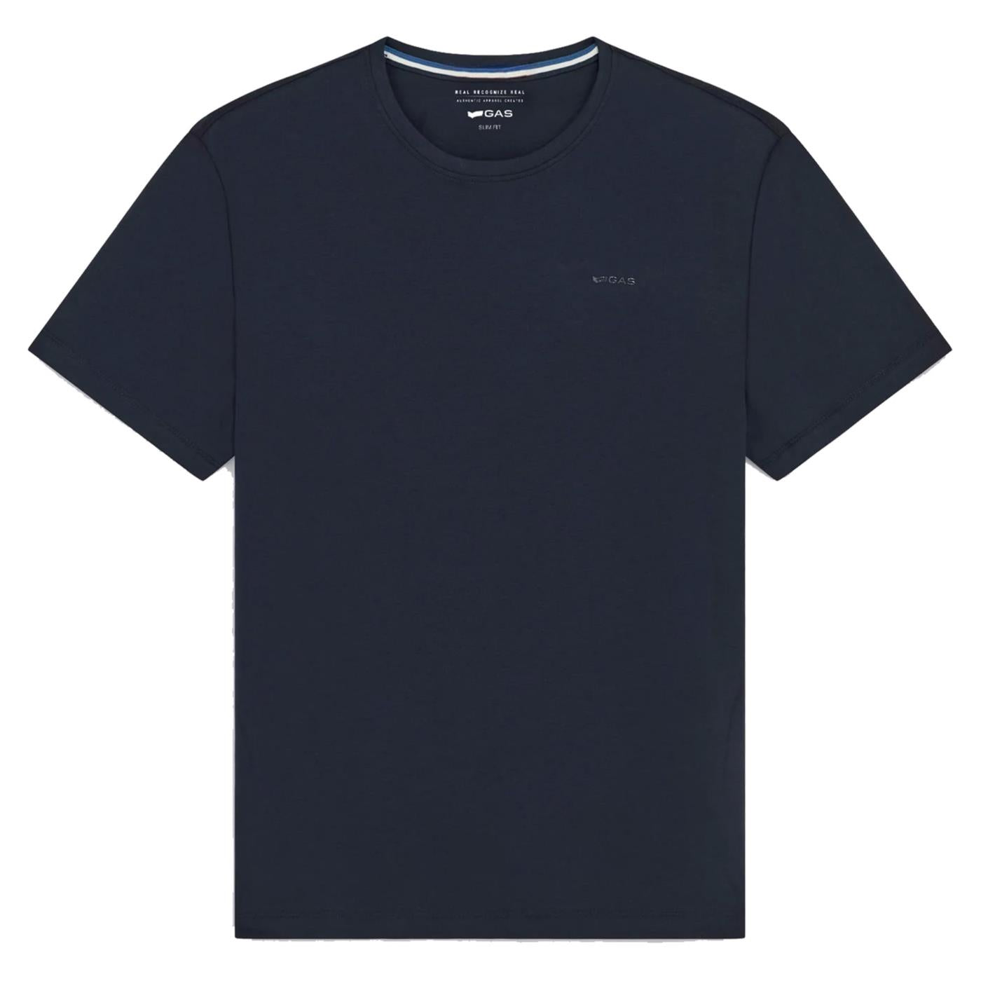 GAS T-SHIRTS MC SCUBA STRETCH - Blu - vista 2
