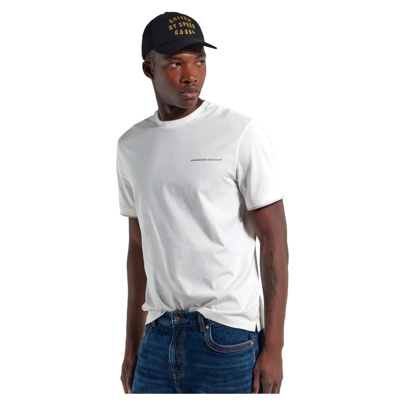 GAS T-SHIRT DHARIS MC EDGE - Bianco - immagine principale