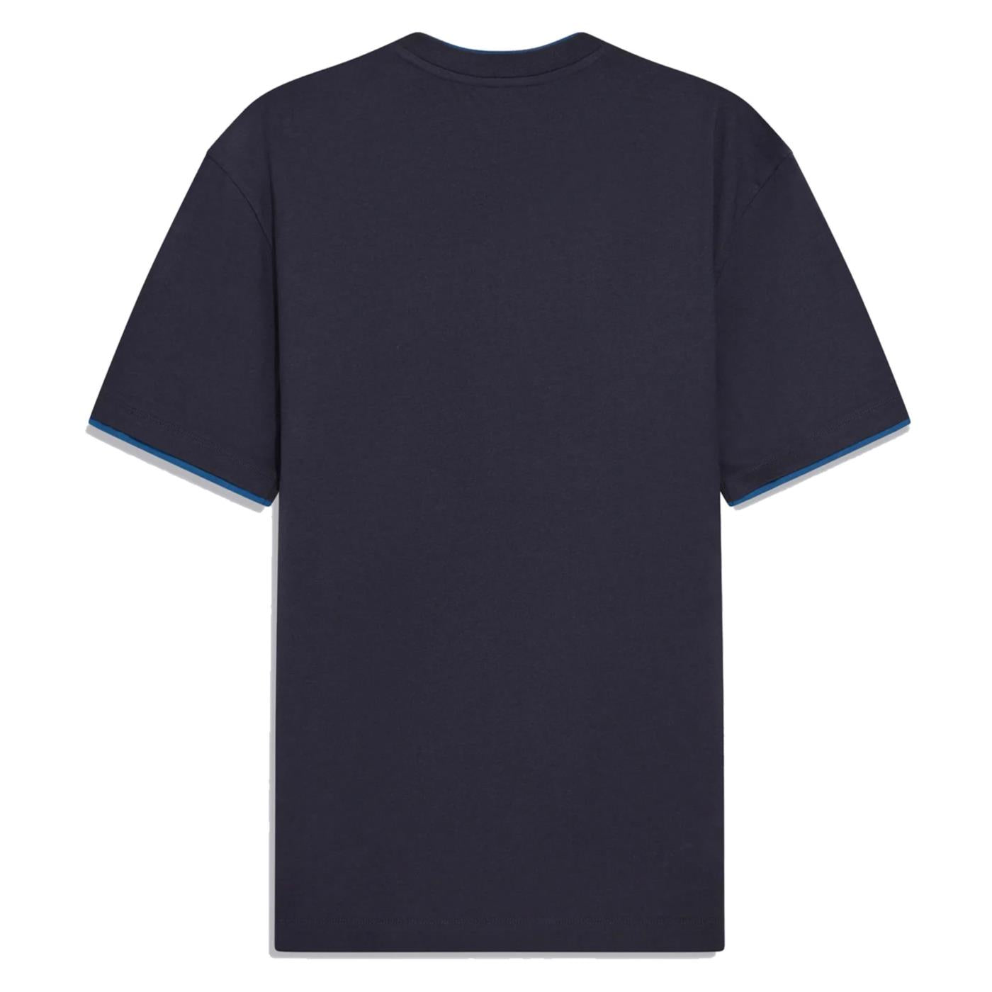 GAS T-SHIRT DHARIS MC EDGE - Blu - vista 8