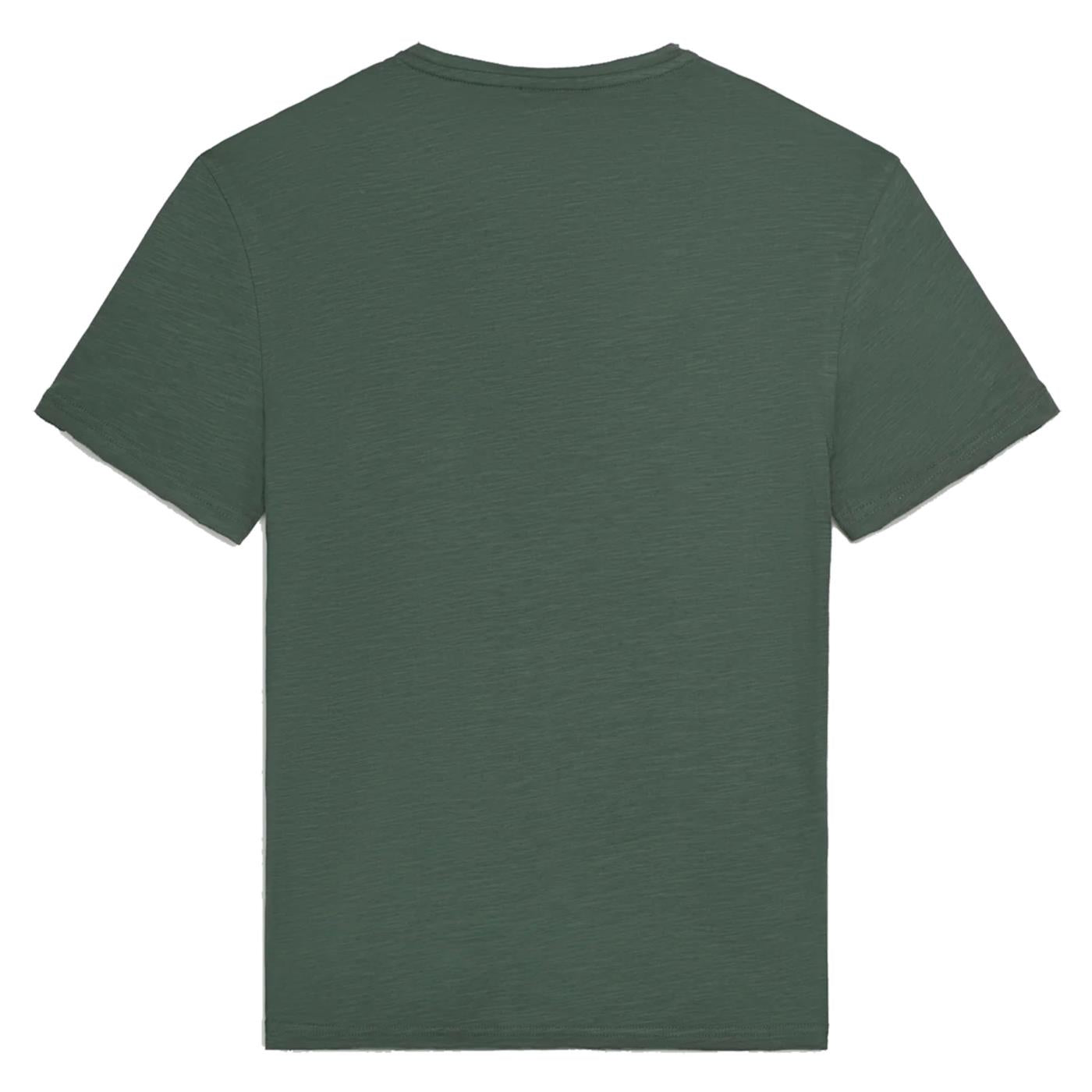 GAS T-SHIRT MC SCUBA SLUB - Verde - vista 3