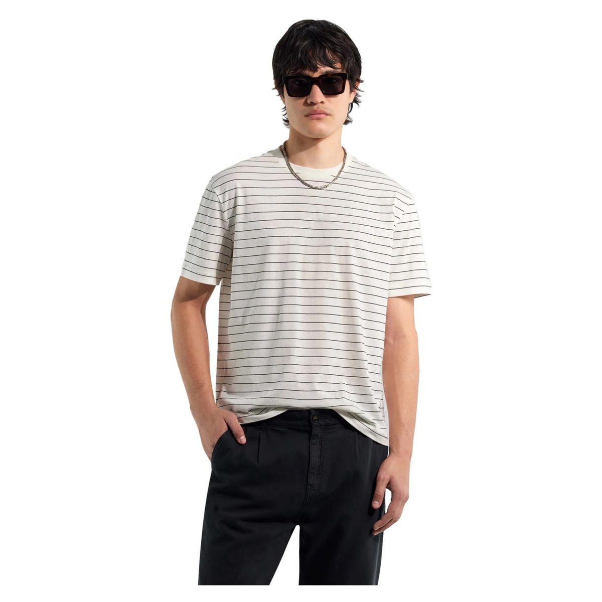 GAS T-SHIRT MC DHARIS STRIPES