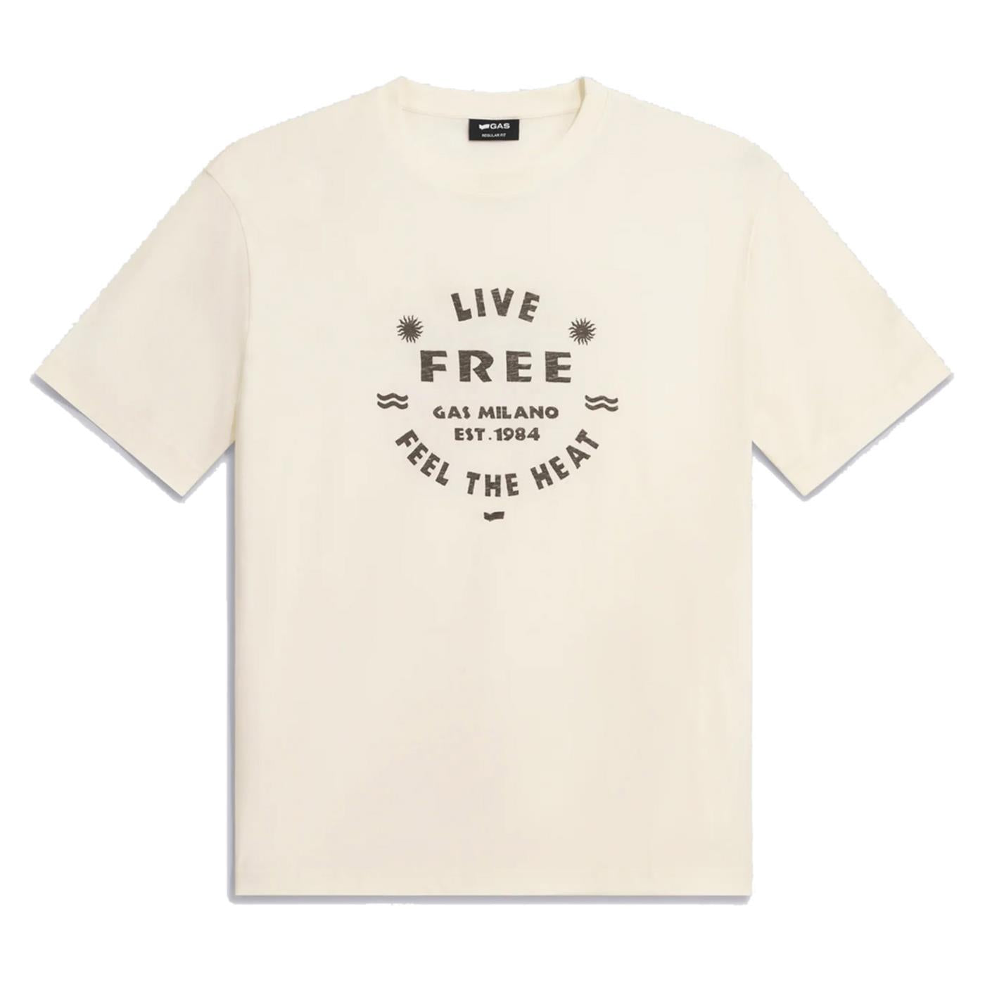 GAS T-SHIRT MC DHARIS LIGHT - Beige - immagine principale