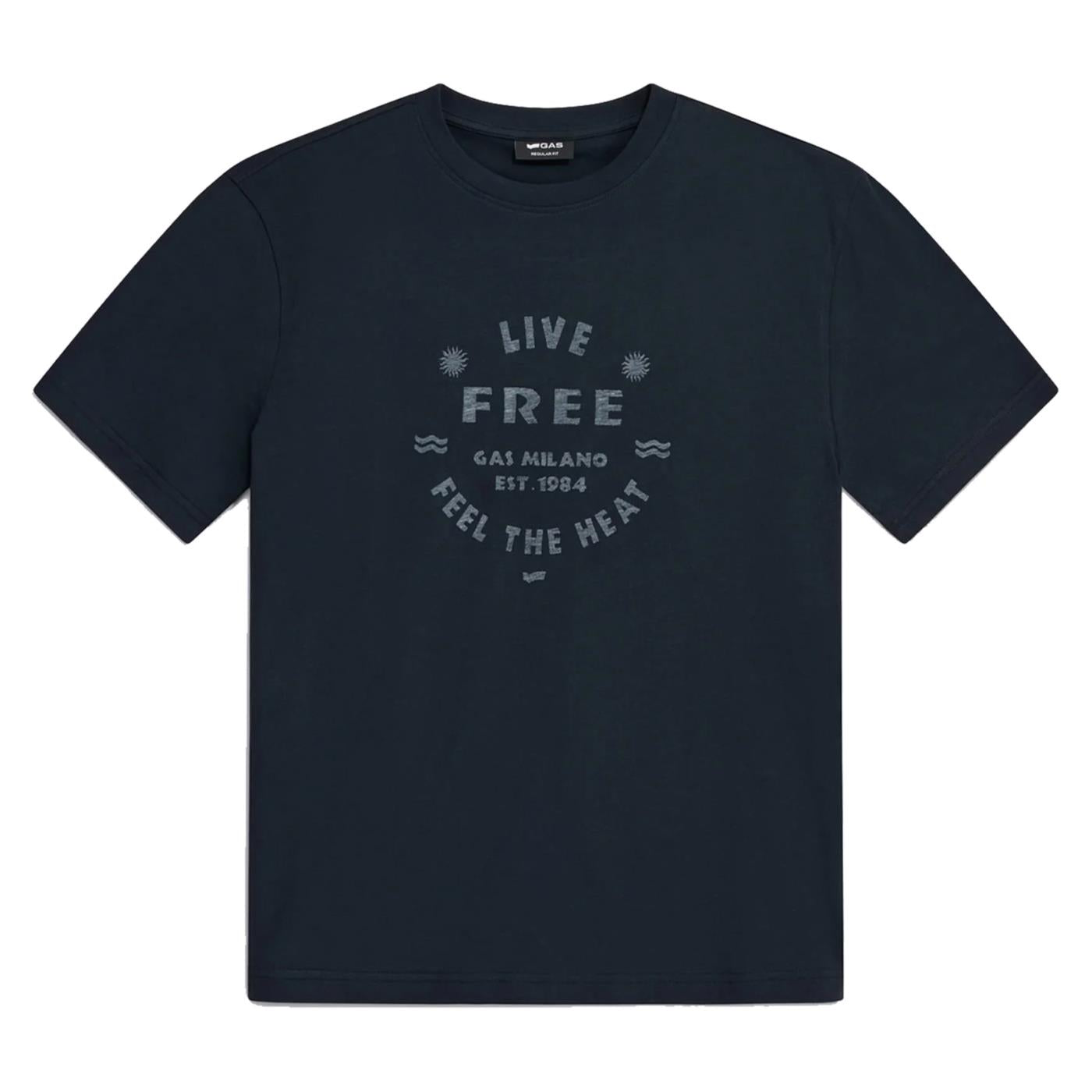 GAS T-SHIRT MC DHARIS LIGHT - Blu - immagine principale