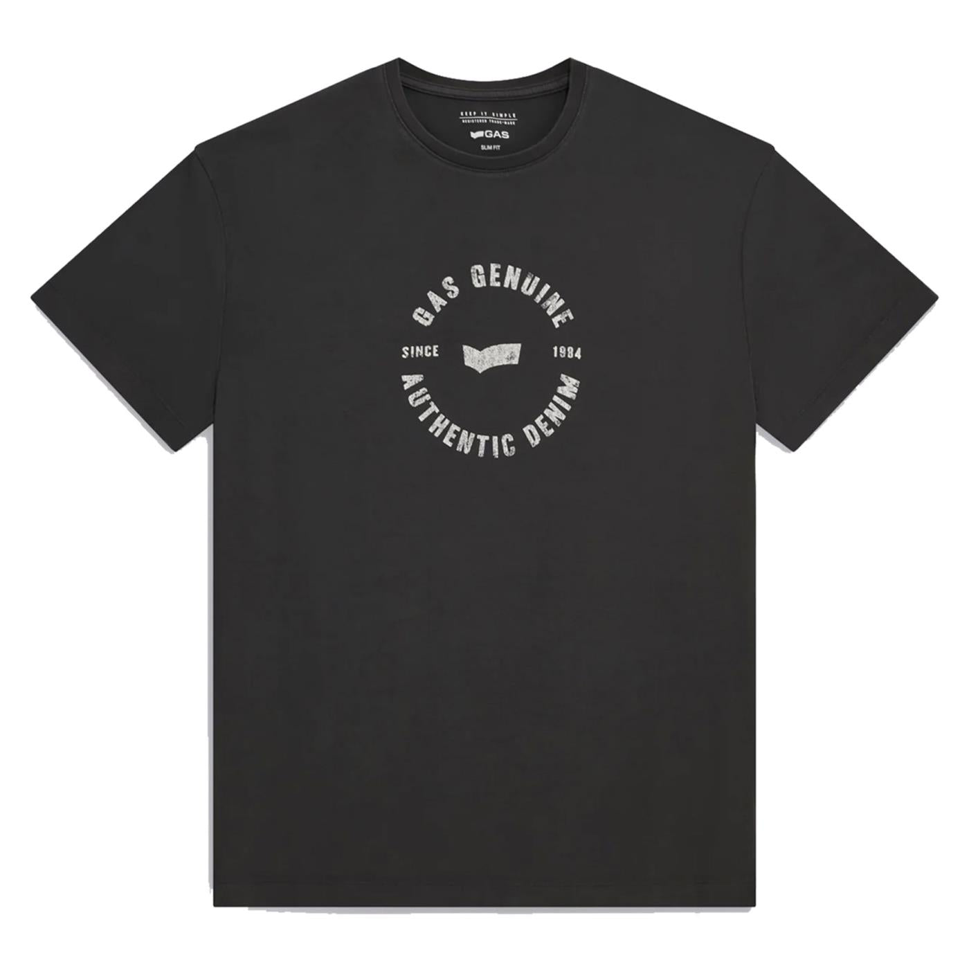 GAS T-SHIRT MC SCUBA GENUINE - Nero - immagine principale
