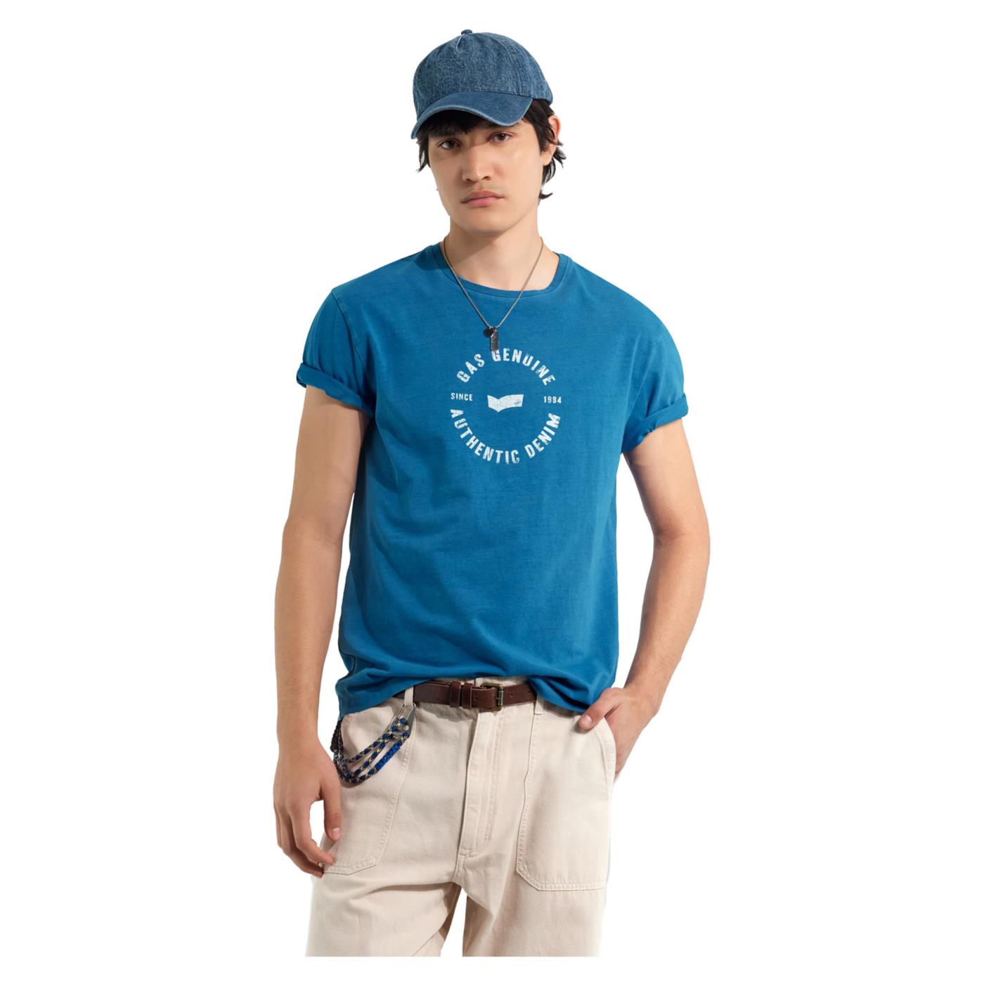 GAS T-SHIRT MC SCUBA GENUINE - Blu - immagine principale