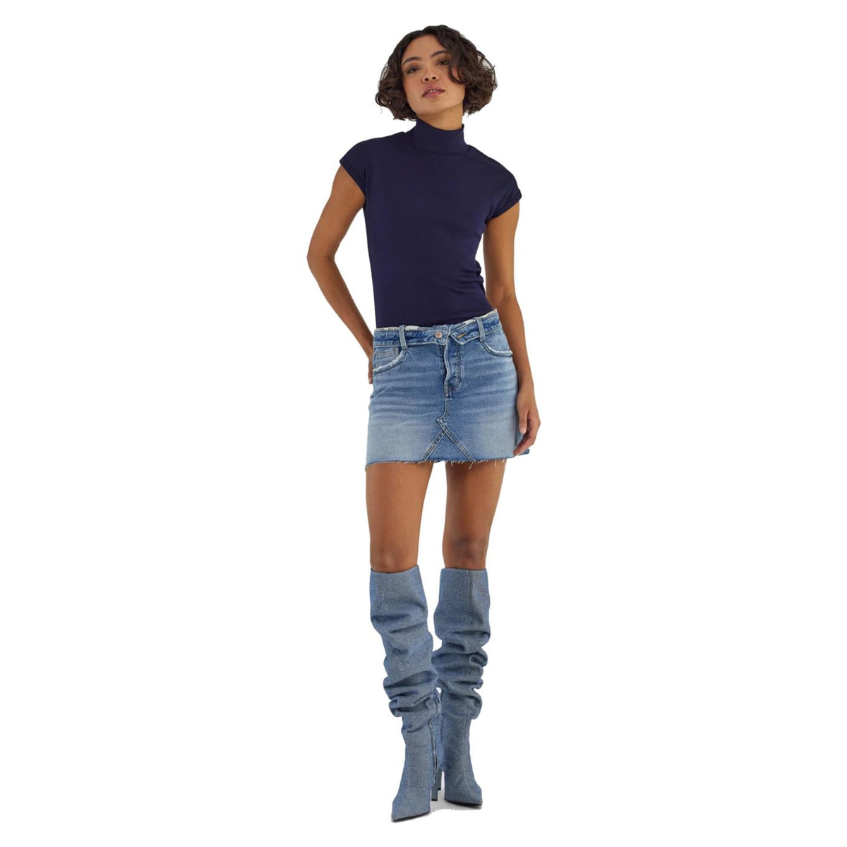 GAS T-SHIRT W HANIS MC COLLAR - seconda immagine