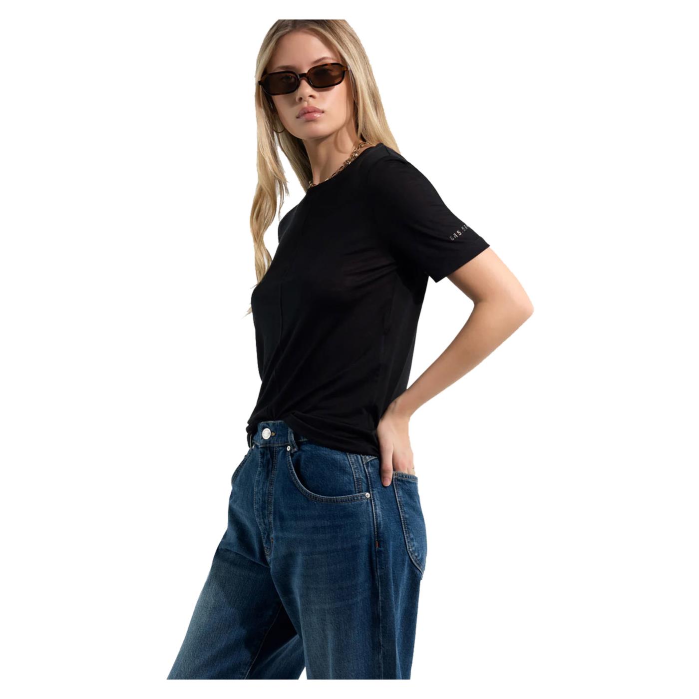 GAS T-SHIRT W DIANTY MC - Nero - immagine principale
