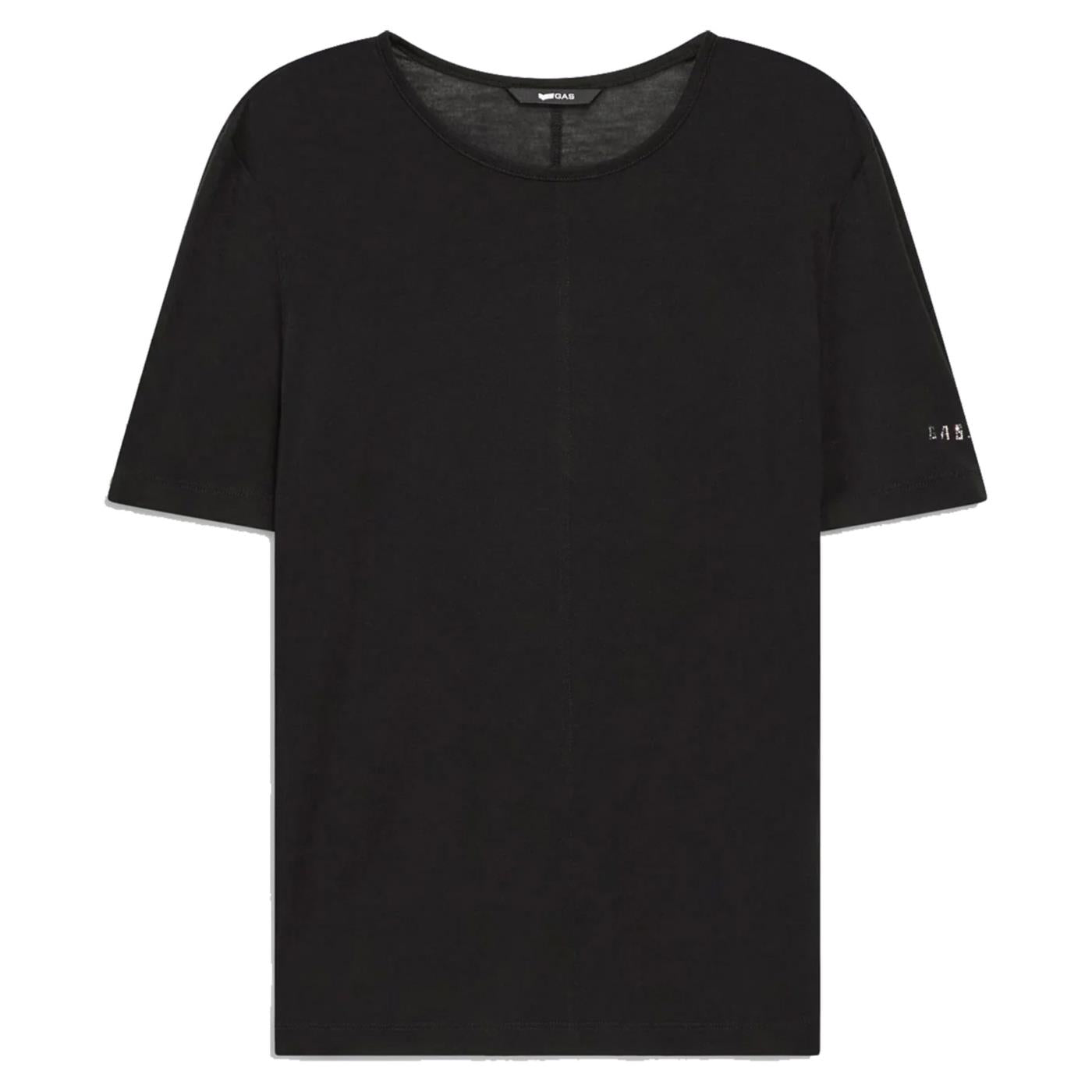 GAS T-SHIRT W DIANTY MC - Nero - vista 4