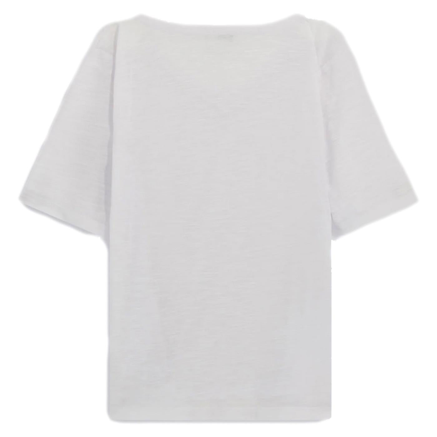GAS T-SHIRT W ZIRA LIGHT SLUB - Bianco - vista 2