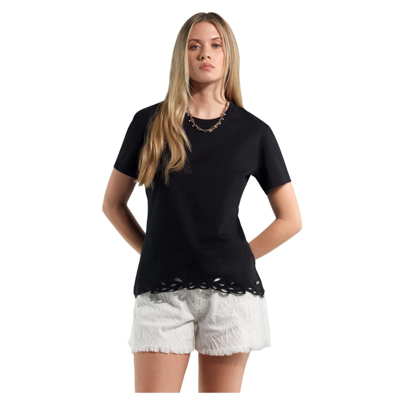 GAS T-SHIRT W HILARY - Nero - immagine principale