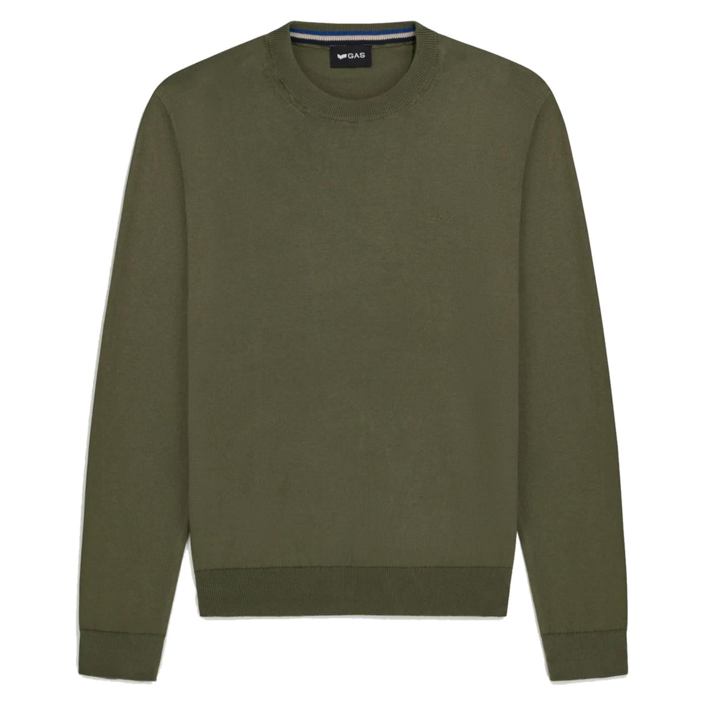 GAS TRICOT AVIER ROUND BACK - Militare - vista 2