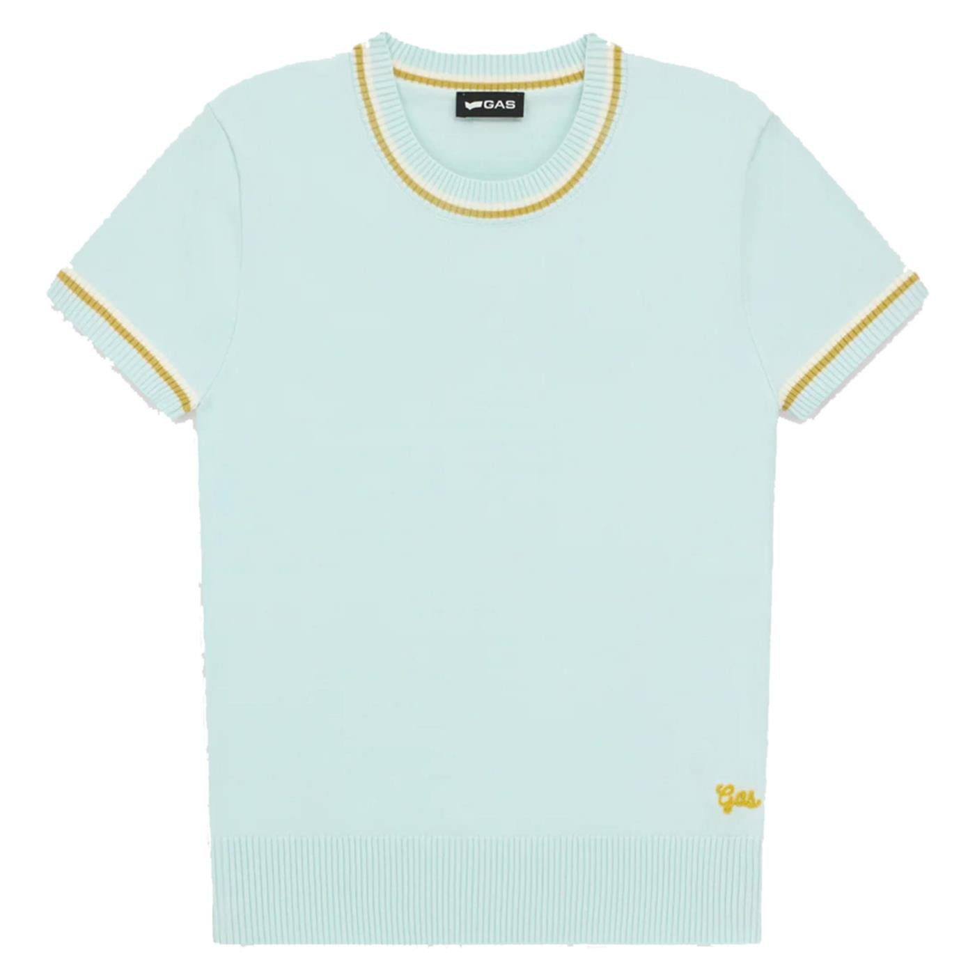 GAS TRICOT W ARIELLE MC - Azzurro - immagine principale