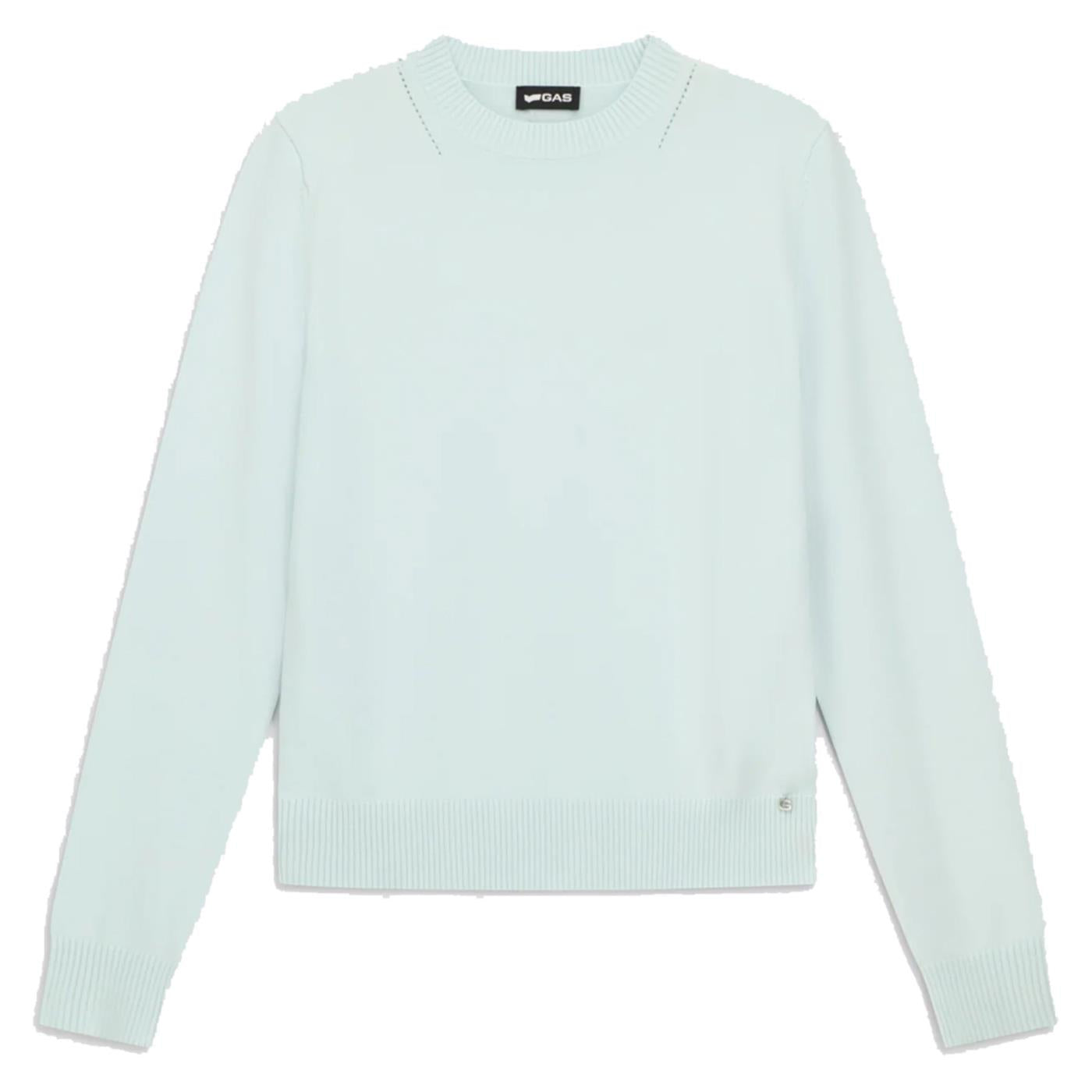 GAS TRICOT W ARIELLE ROUND - Azzurro - vista 2