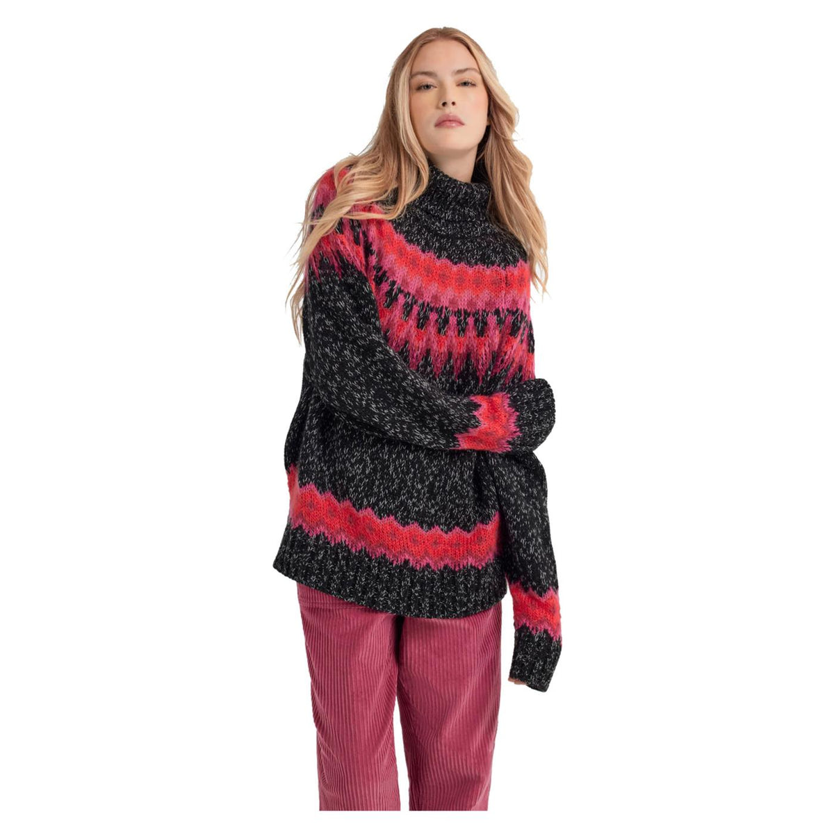 GAS MYLLI W COLLAR MIX MOHAIR - seconda immagine