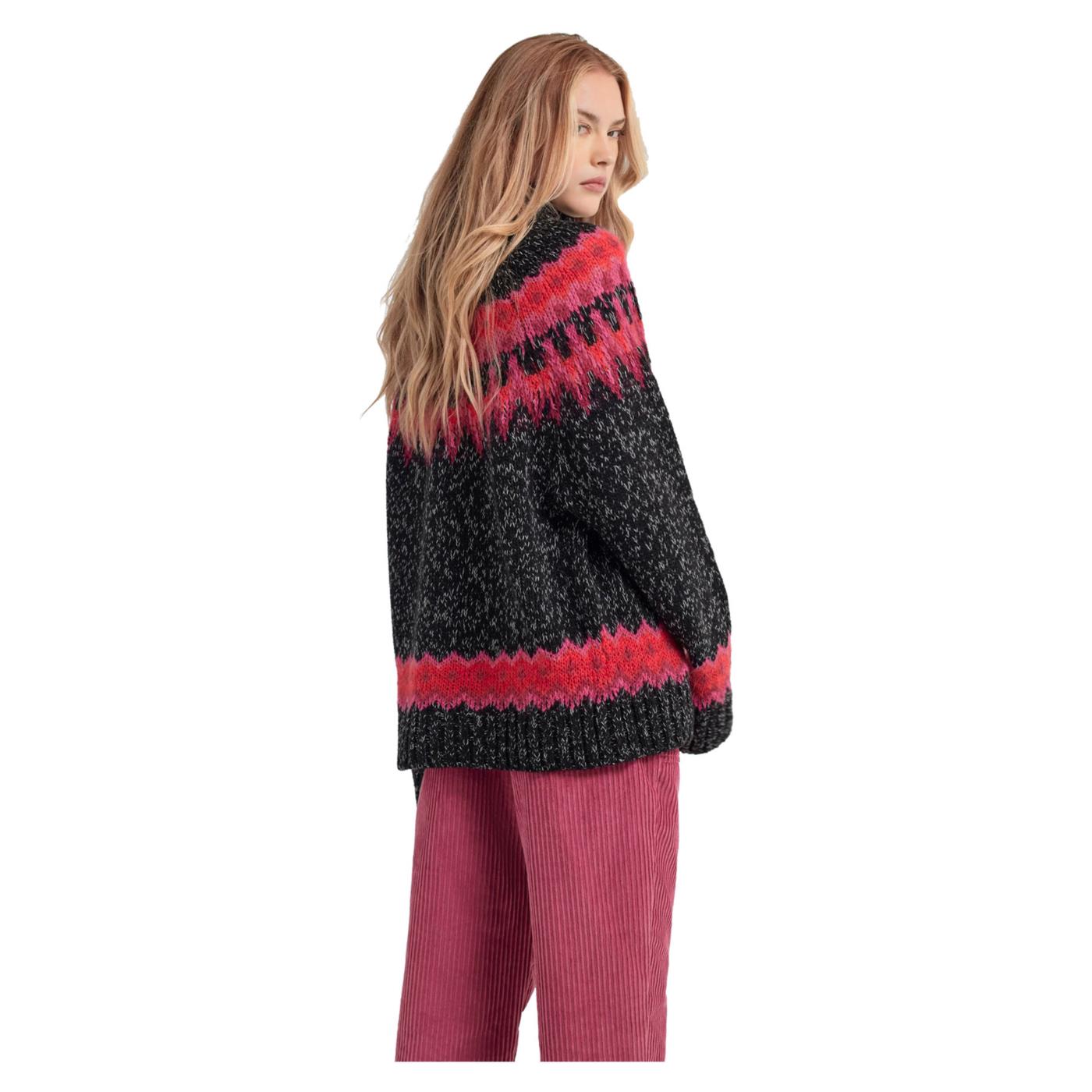 GAS MYLLI W COLLAR MIX MOHAIR