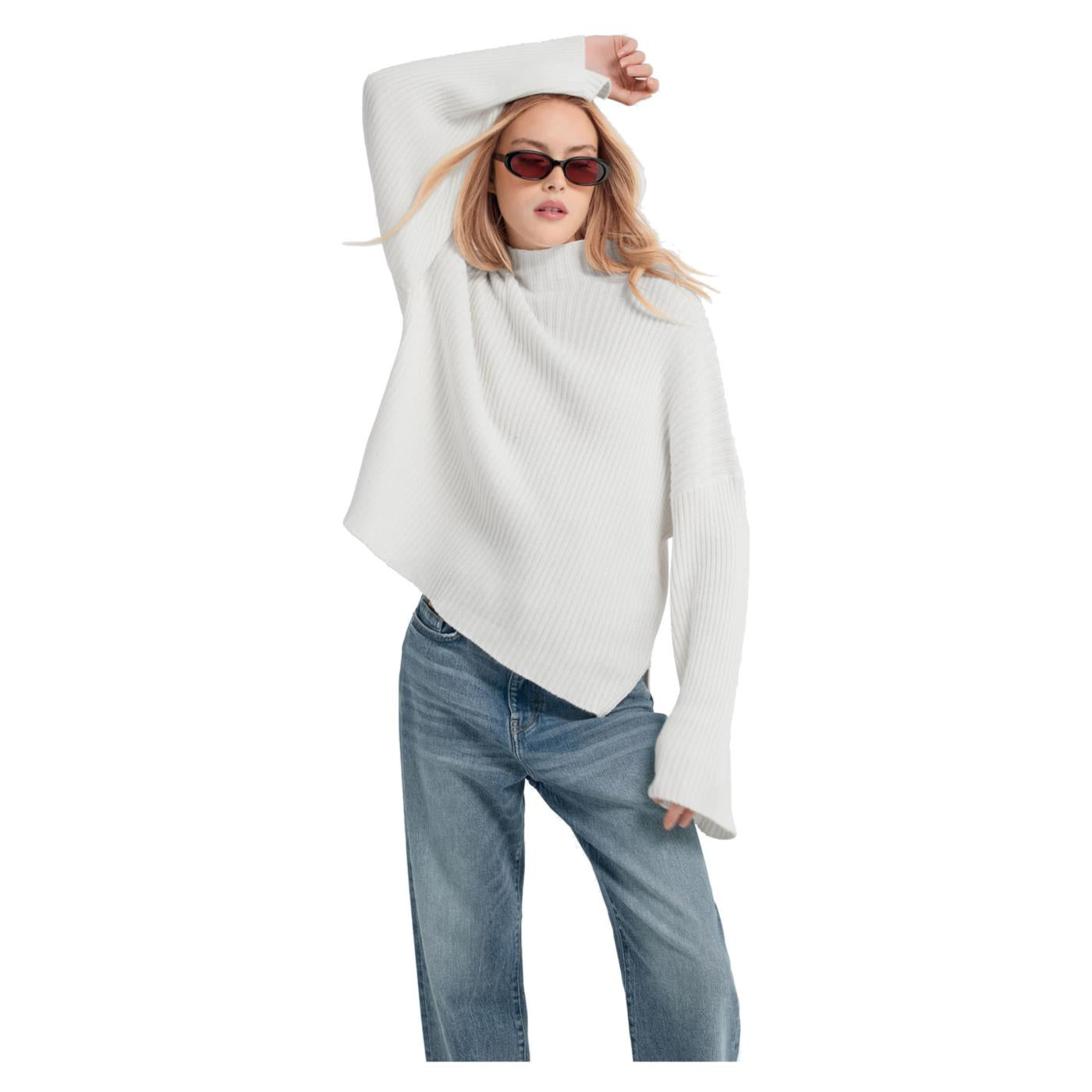 GAS ARY WOMAN BOAT NECK WOOL