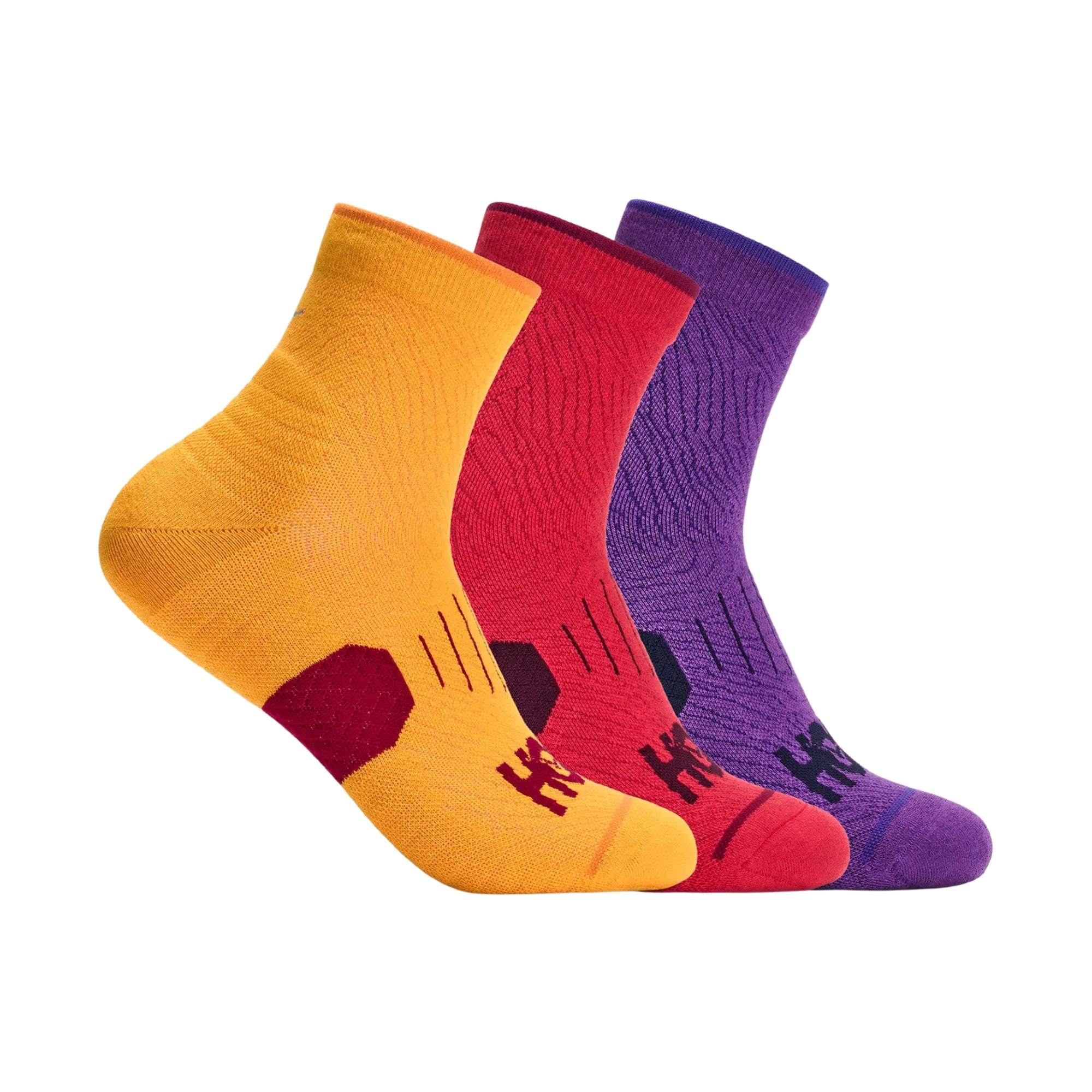 HOKA QUARTER RUN SOCK 3PACK - Multicolor - immagine principale
