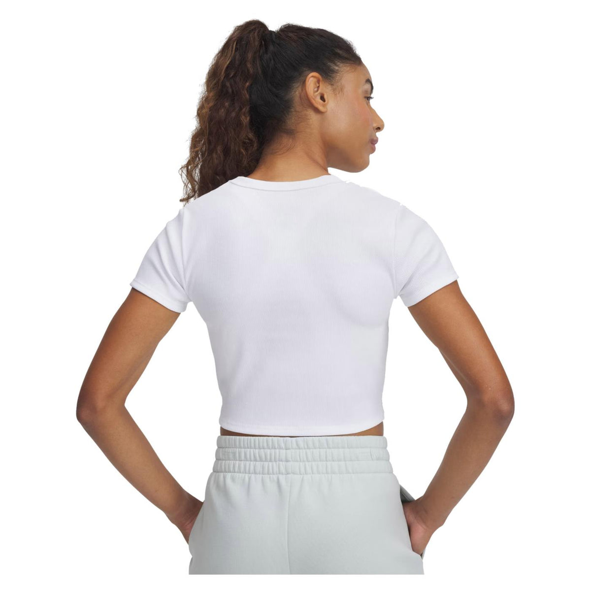 UNDER ARMOR W RIVAL RIB BABY TEE - seconda immagine