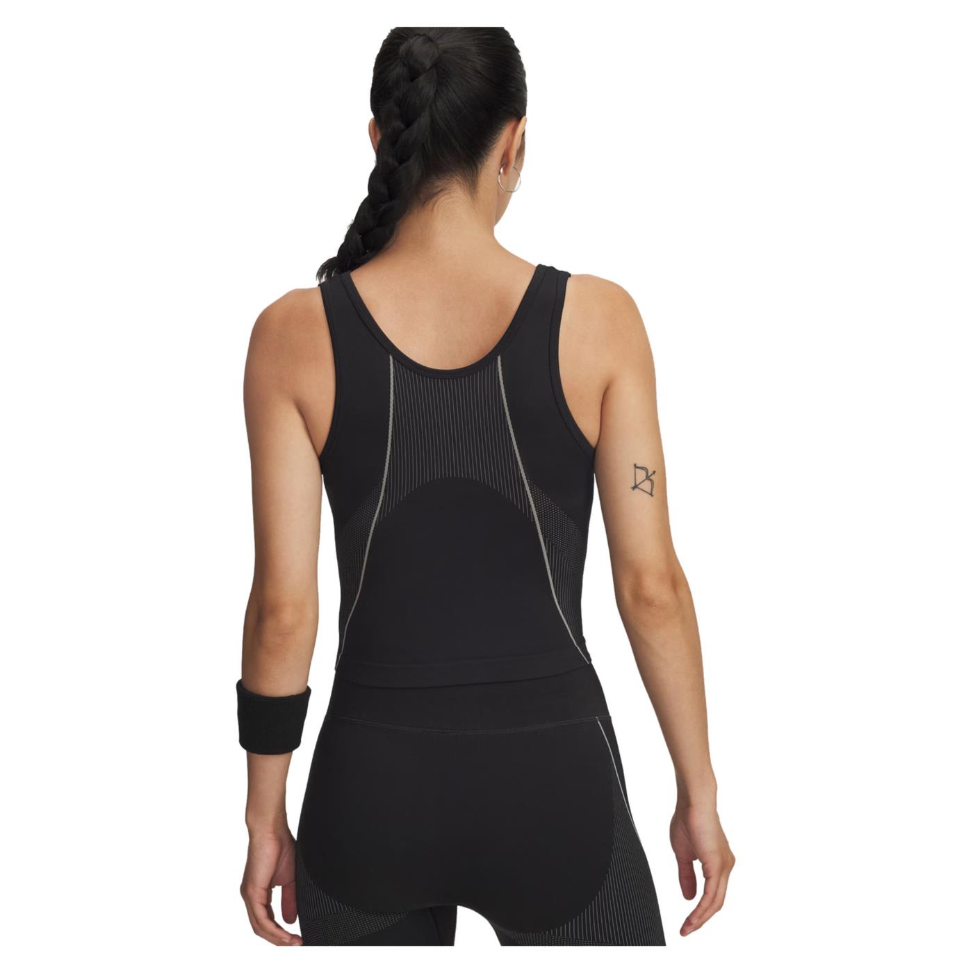 UNDER ARMOUR W VANISH SEAMLESS TANK - Nero - vista 2