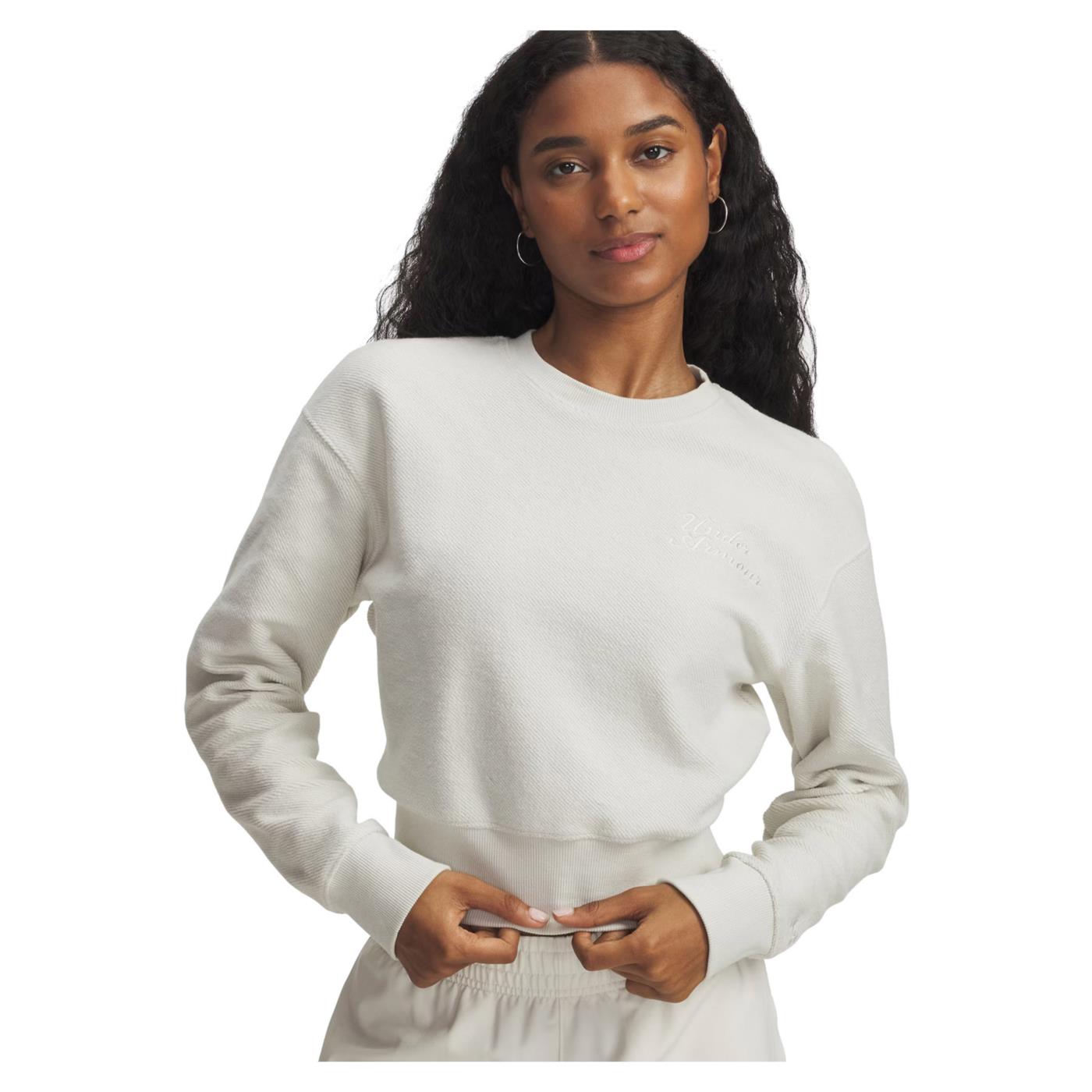 UNDER ARMOUR ICON TERRY VARSITY CREW