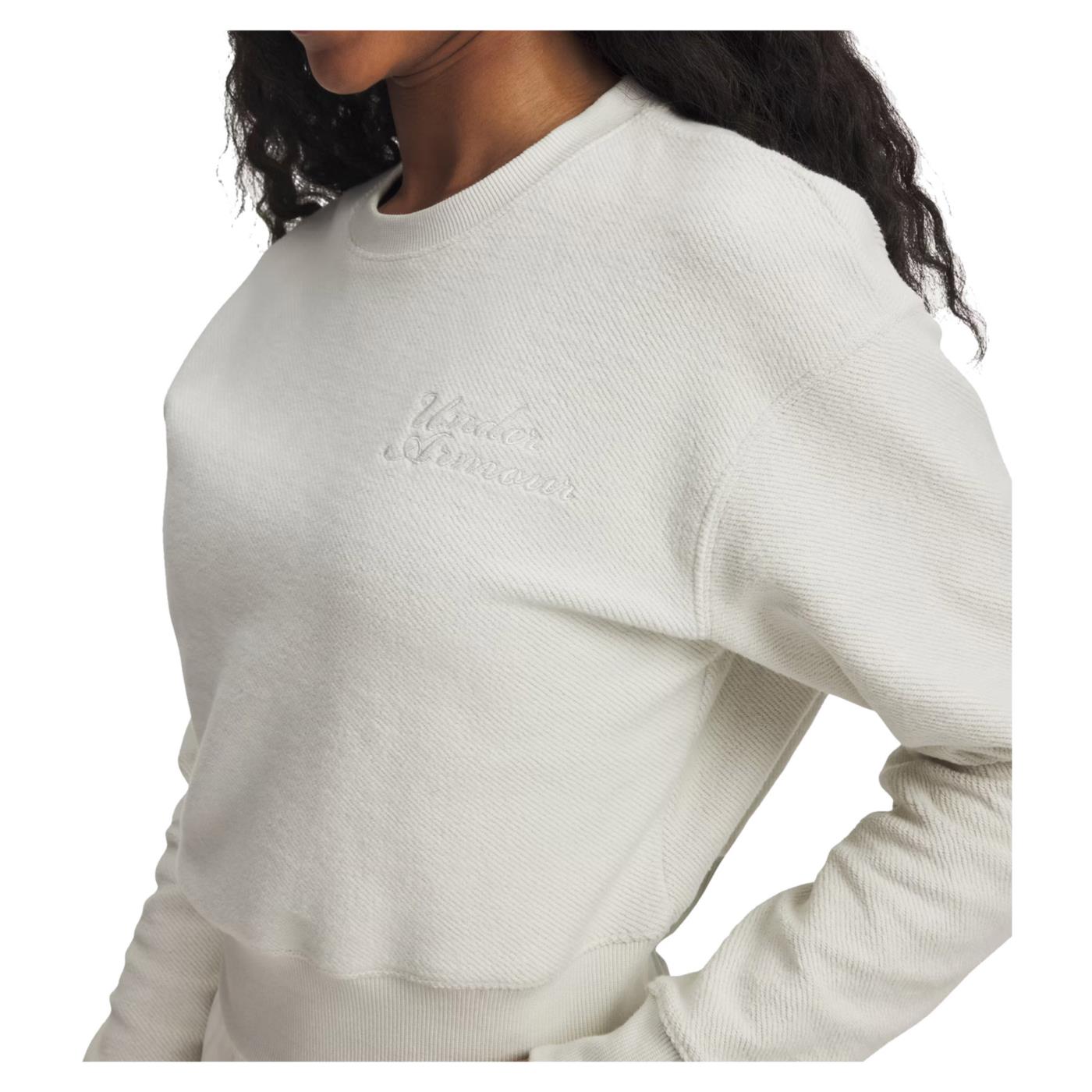 UNDER ARMOUR ICON TERRY VARSITY CREW