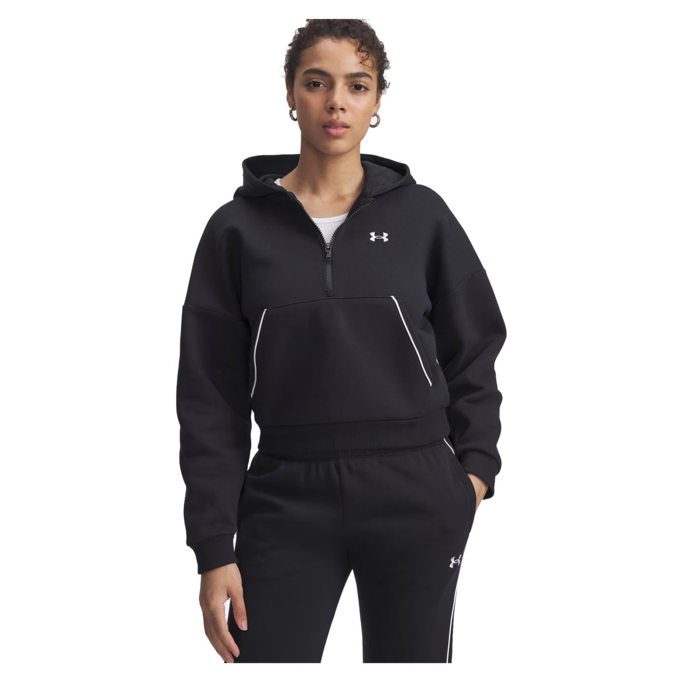 UNDER ARMOUR RIVAL FLC PIPED HZ HOODIE