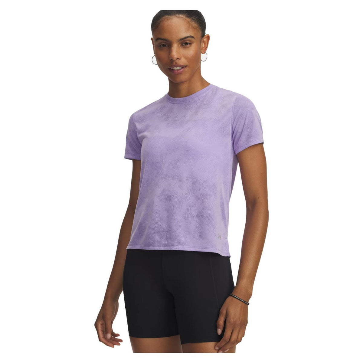 UNDER ARMOUR W LAUNCH JACQUARD SS TEE