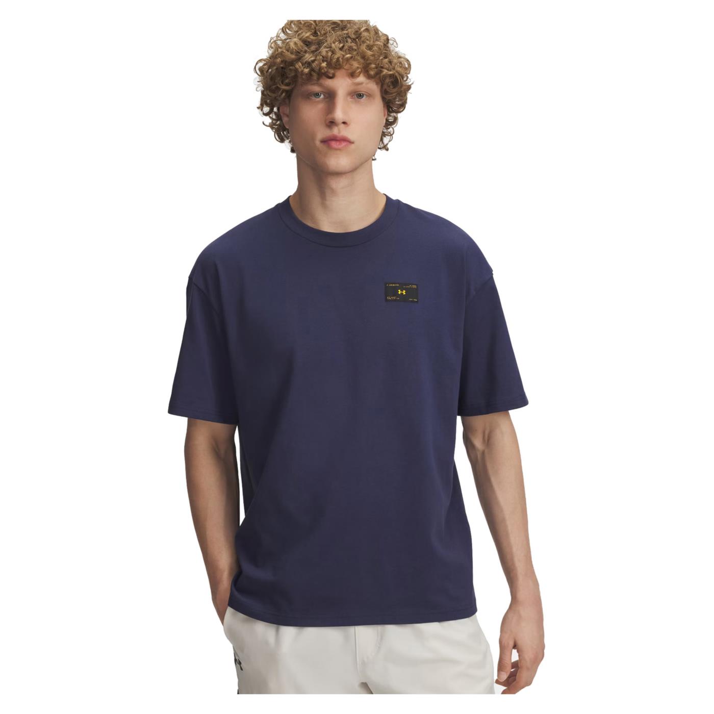UNDER ARMOUR HWT WOVEN LABEL SS TEE