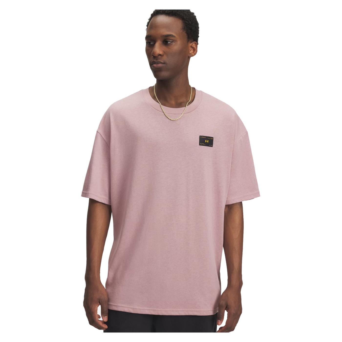 UNDER ARMOUR HWT WOVEN LABEL SS TEE