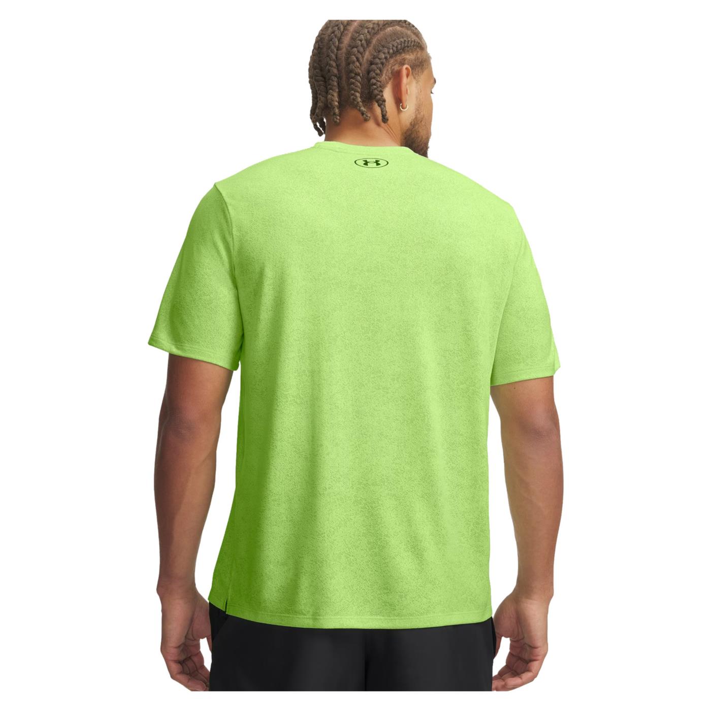 UNDER ARMOUR TECH TEE PIXELATE - Lime - vista 2