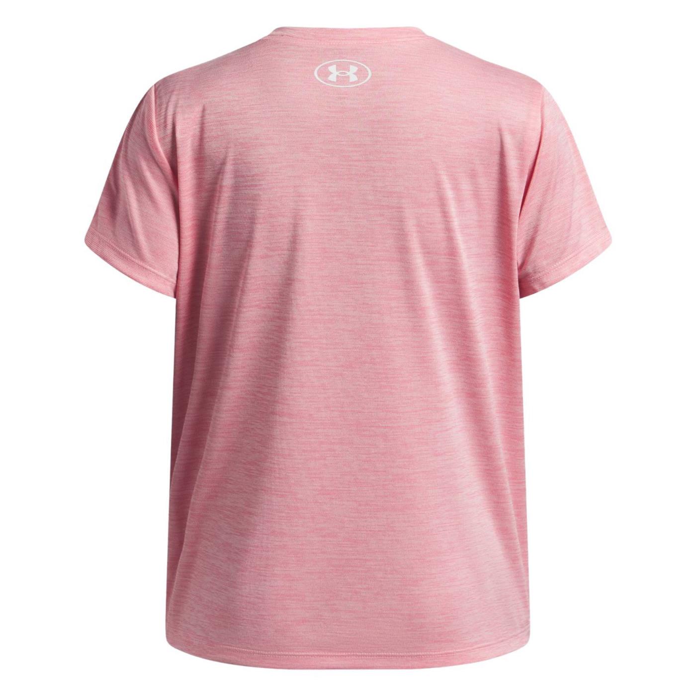 UNDER ARMOUR GIRL TECH TWIST SS TEE - Rosa - vista 2