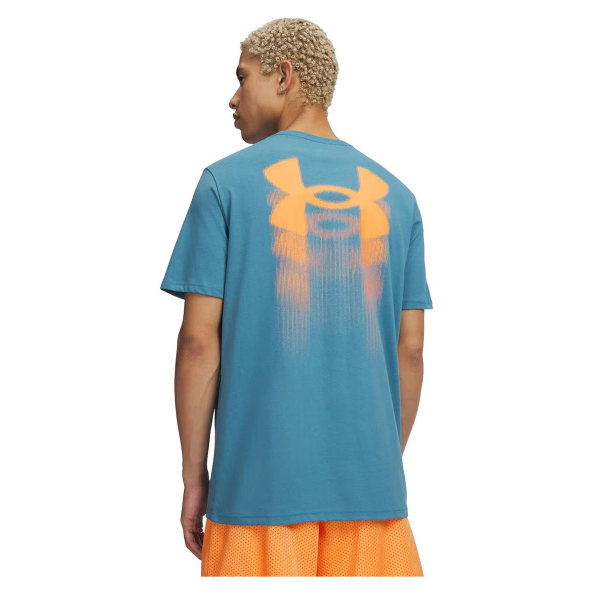 UNDER ARMOUR BLUR LOGO SS TEE - seconda immagine