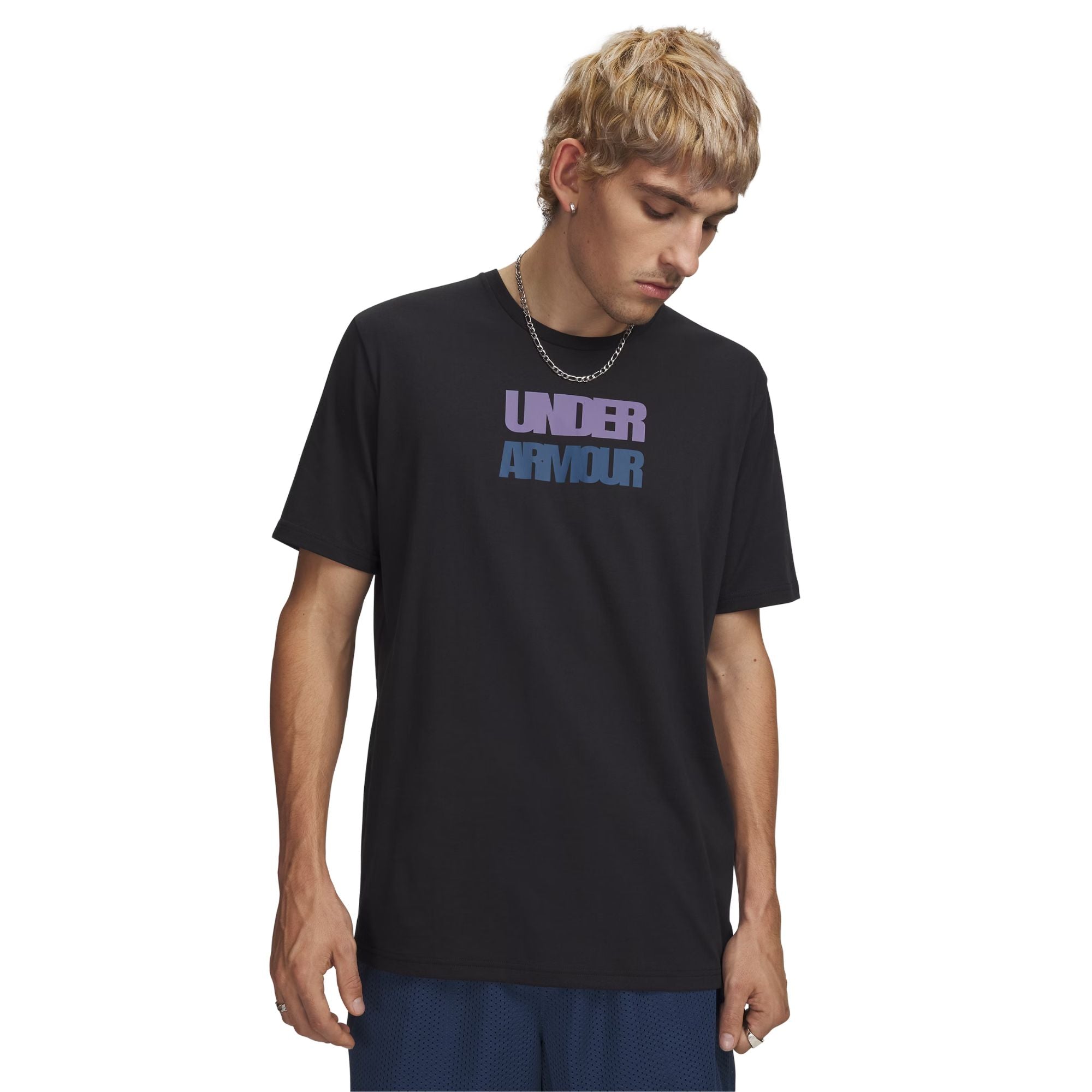 UNDER ARMOUR BLOCK LOGO SS TEE