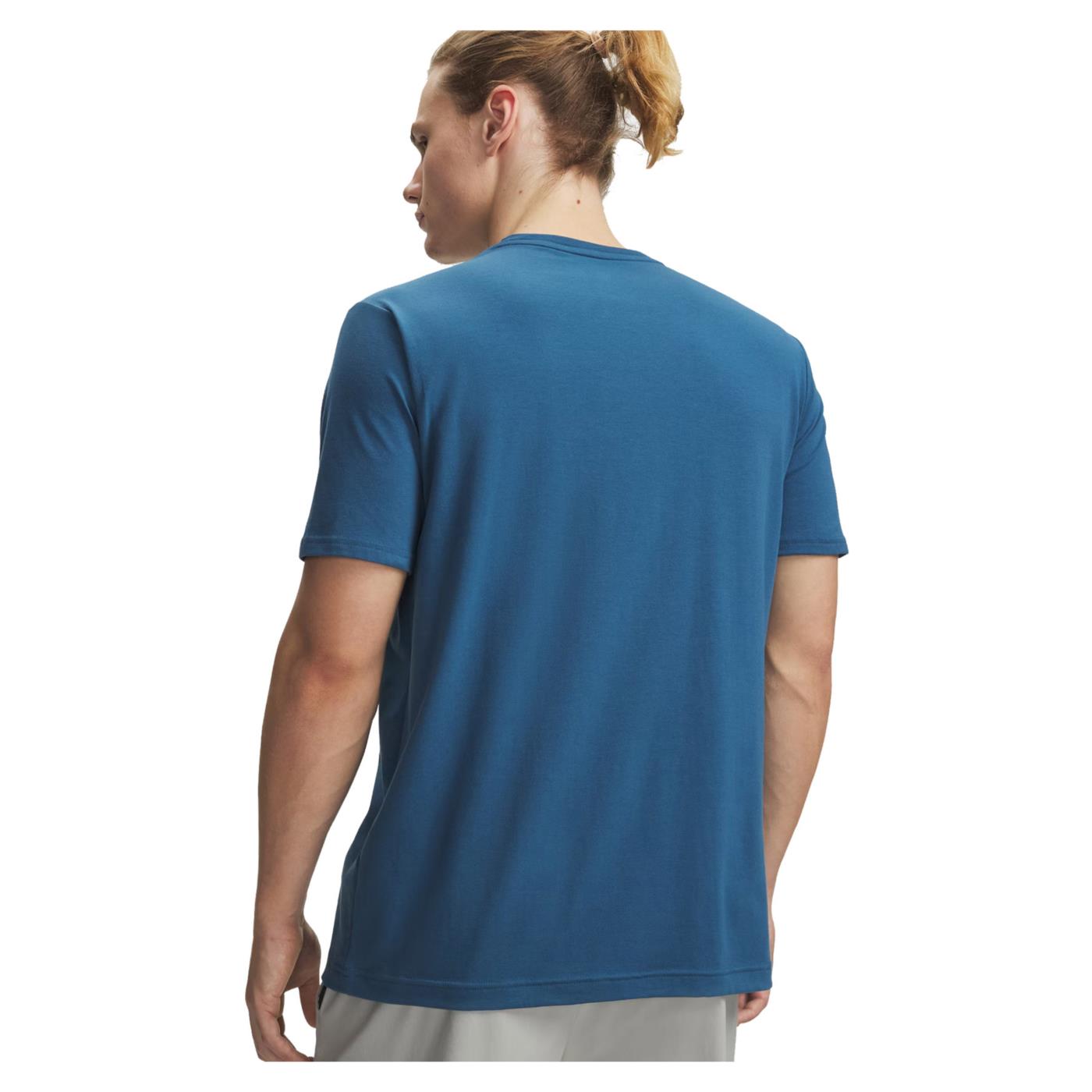 UNDER ARMOUR ARMOR GLOBE SS TEE - Blu - vista 2