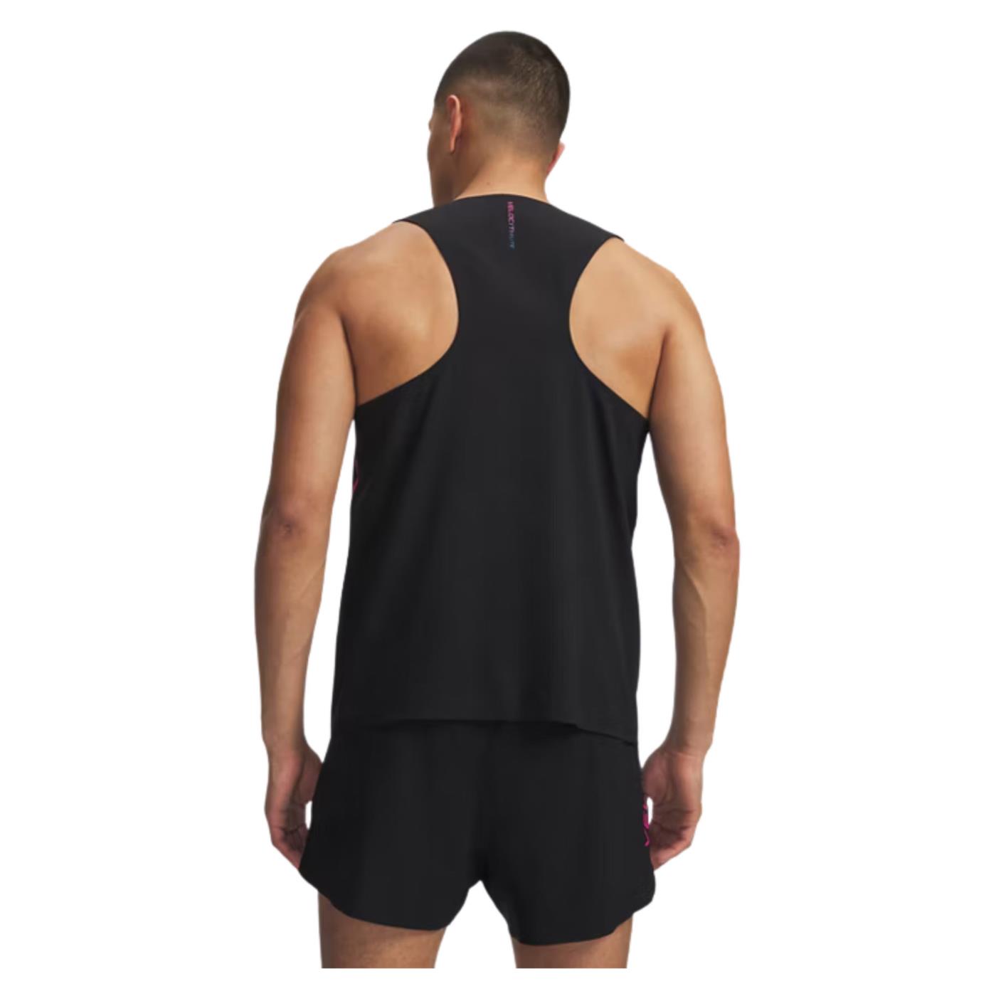 UNDER ARMOUR VELOCITI ELITE SINGLET - Nero - vista 2