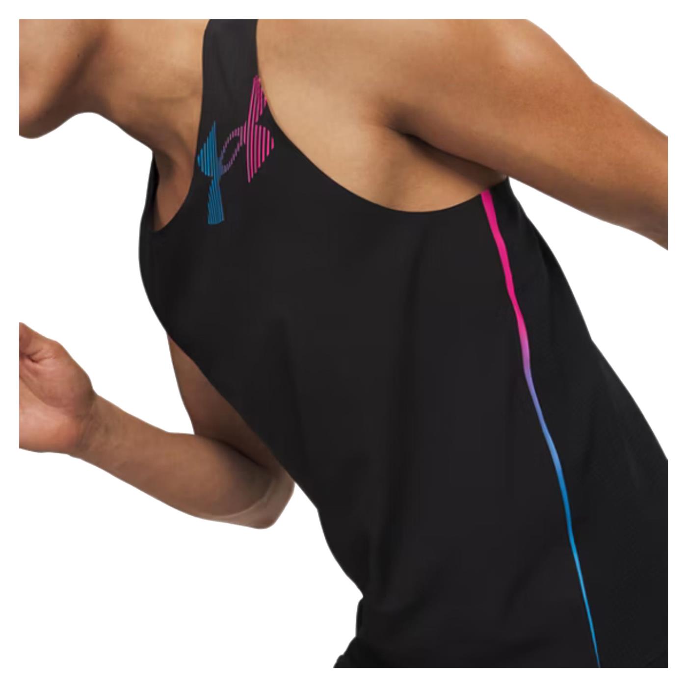 UNDER ARMOUR VELOCITI ELITE SINGLET - Nero - vista 3