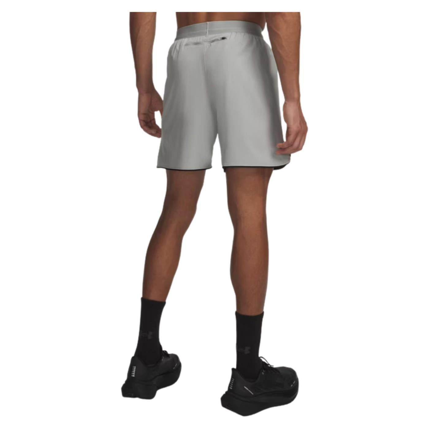 UNDER ARMOUR VELOCITI PRO 7IN SHORT - Grigio chiaro - vista 2