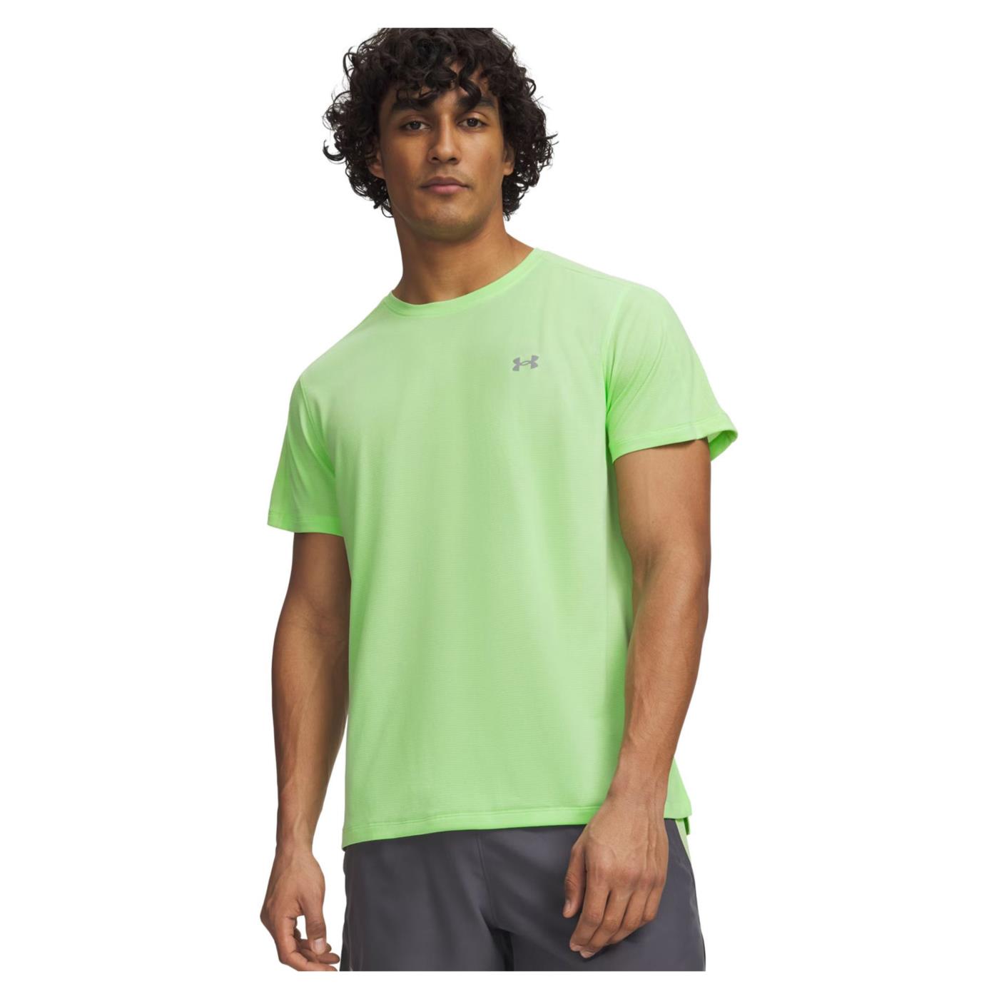 UNDER ARMOUR VELOCITI REFLCT SS TEE - Lime - immagine principale