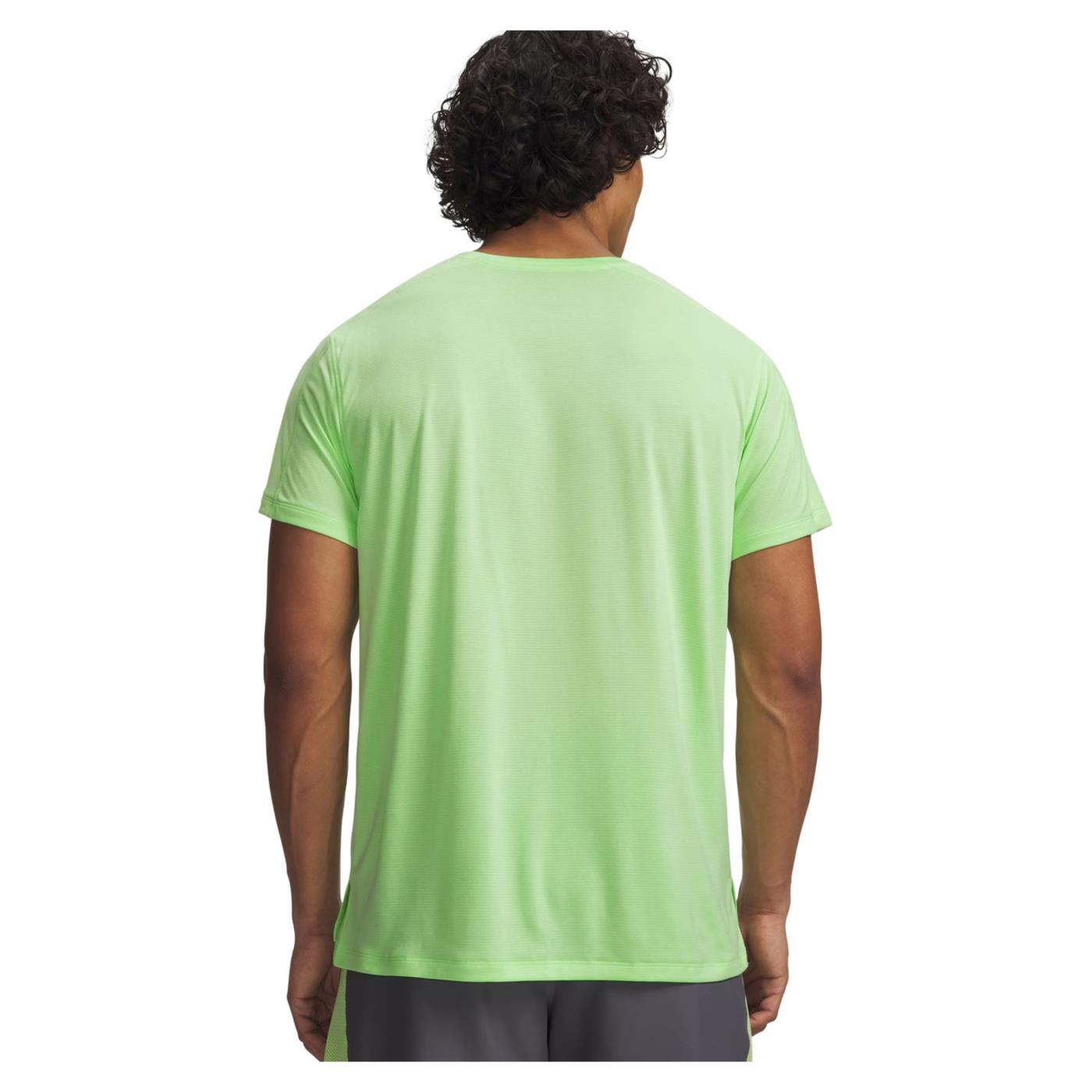 UNDER ARMOUR VELOCITI REFLCT SS TEE - Lime - vista 2
