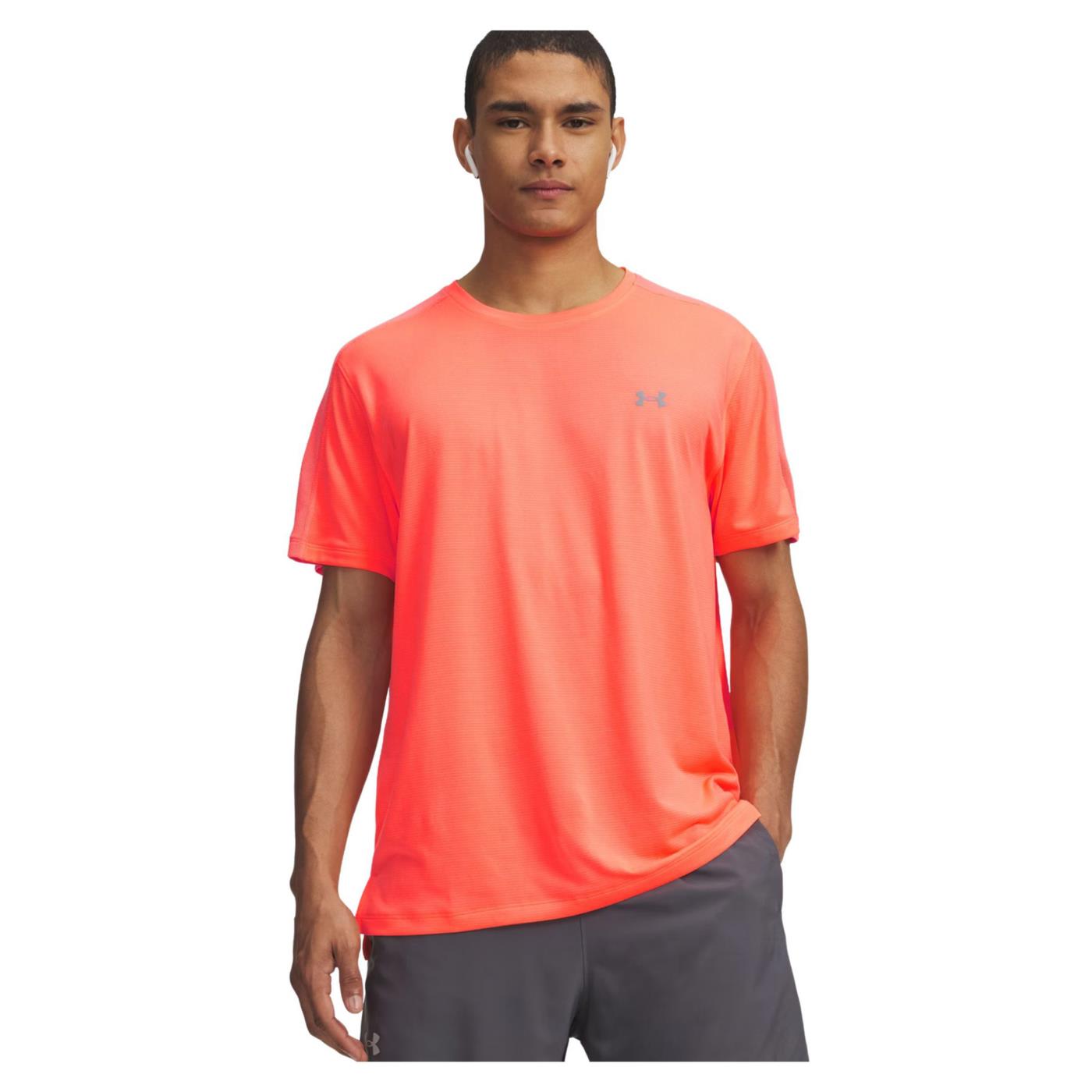 UNDER ARMOUR VELOCITI REFLCT SS TEE - Corallo - immagine principale