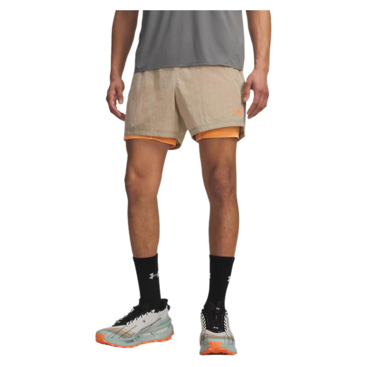 UNDER ARMOUR TRAIL RUN 5 LINED SHORT