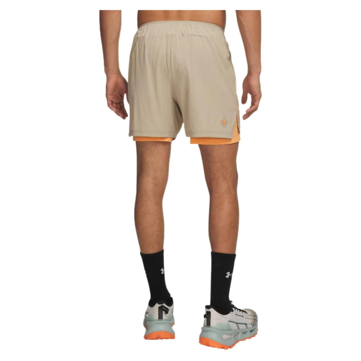 UNDER ARMOUR TRAIL RUN 5 LINED SHORT - seconda immagine