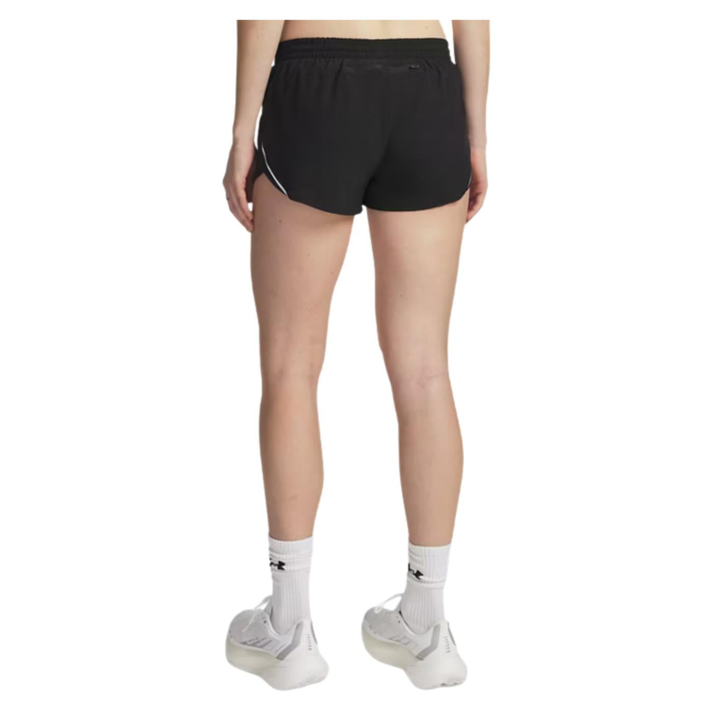 UNDER ARMOUR W VELOCITI PRO 3IN SHORTS - Nero - vista 2