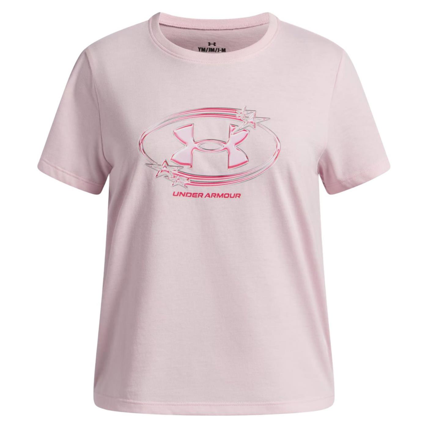 UNDER ARMOUR GIRL STAR LOGO SS TEE - Rosa - immagine principale