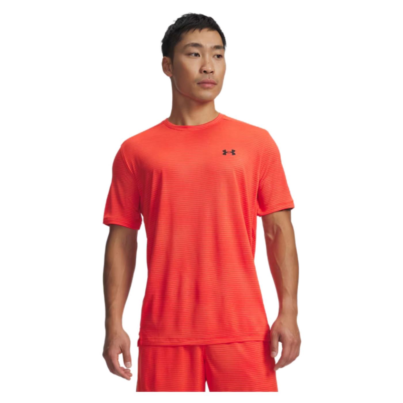 UNDER ARMOUR TECH VENT VHS JACQUARD SS - Arancione - immagine principale