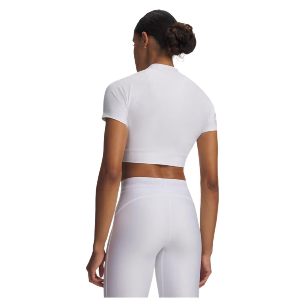 UNDER ARMOUR W HEATGEAR CROP MOCK TEE - seconda immagine