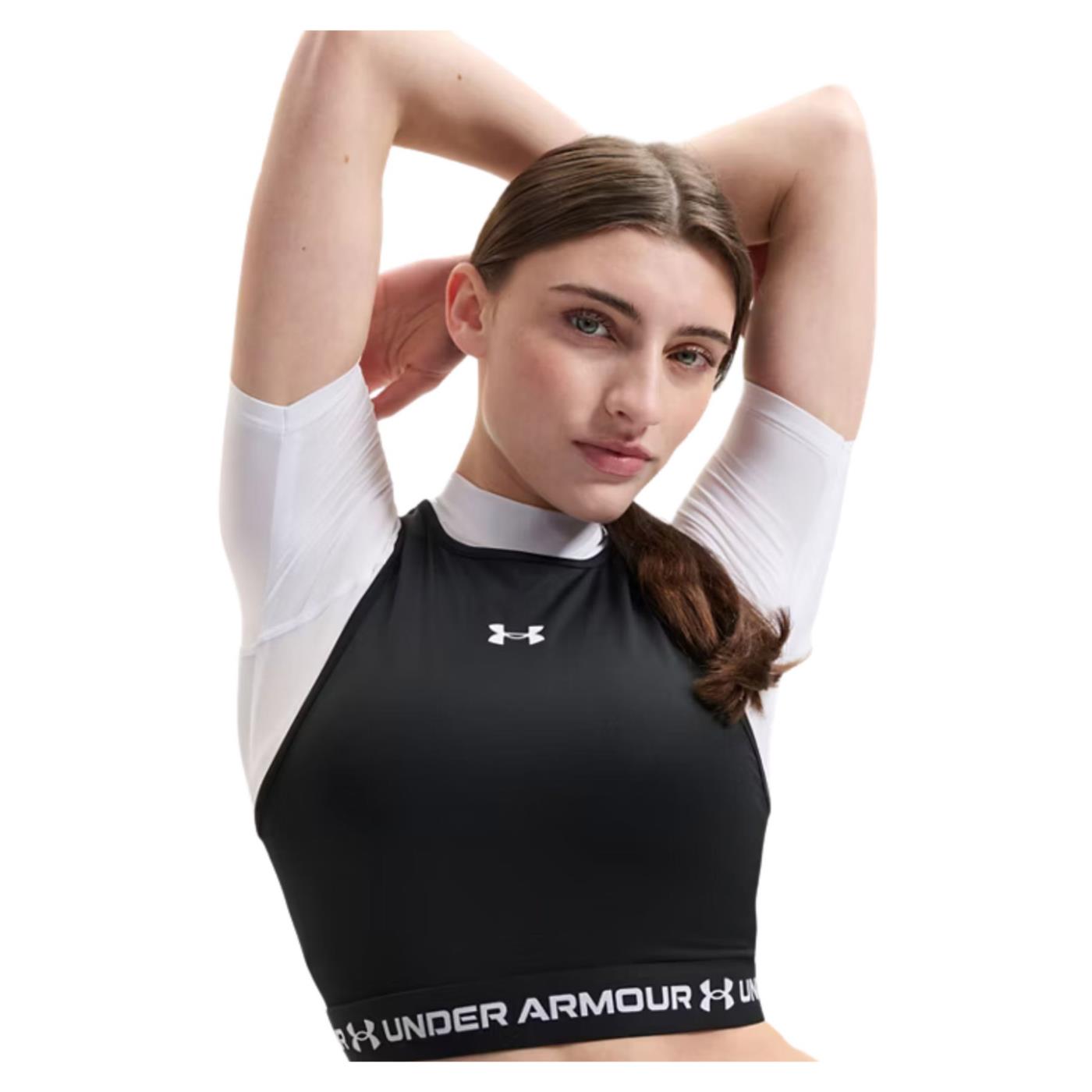 UNDER ARMOUR W HEATGEAR MESH TANK - Nero - immagine principale